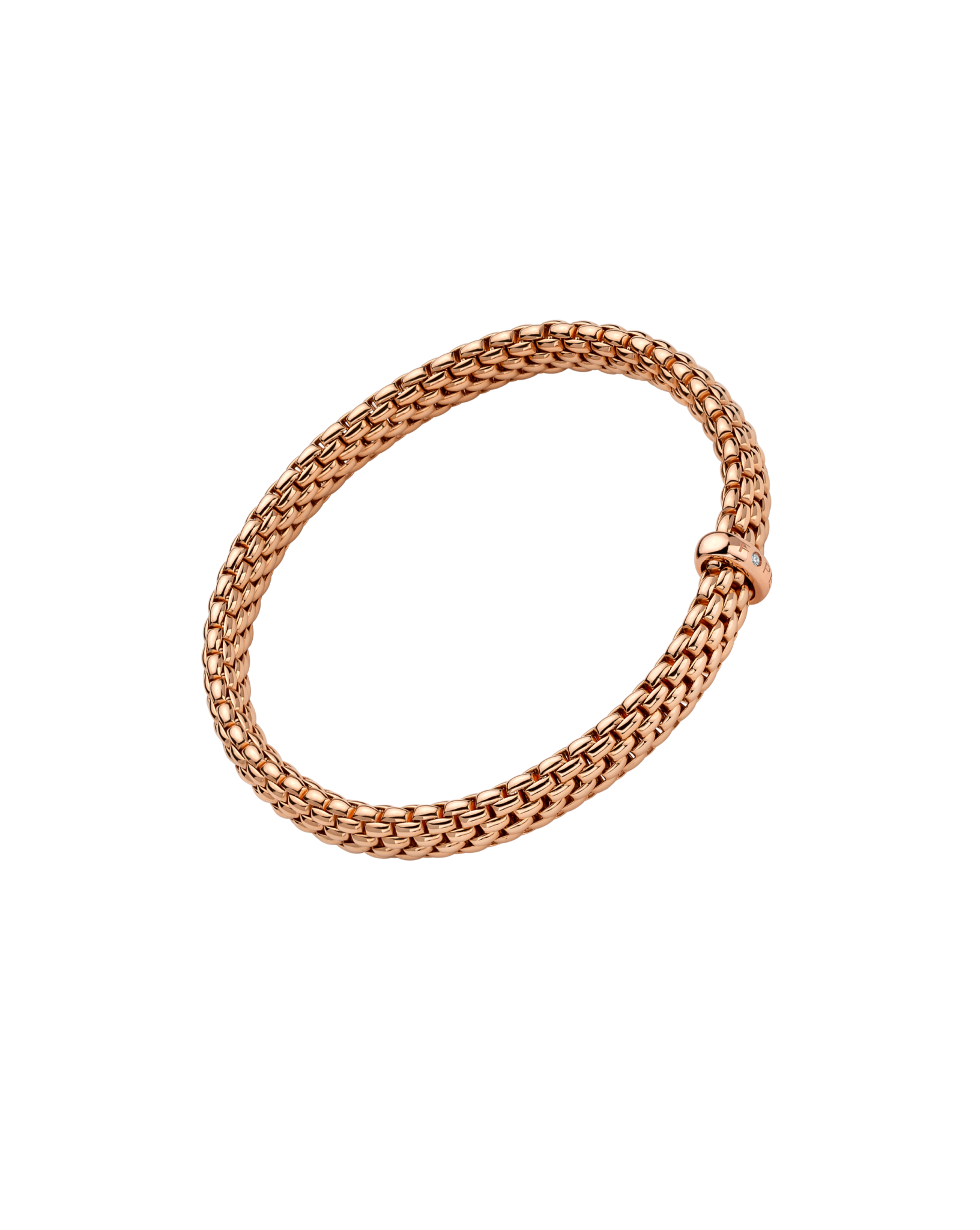 Fope Flex'it bracelet with a white diamond 01M02BX_BB_R=B_X