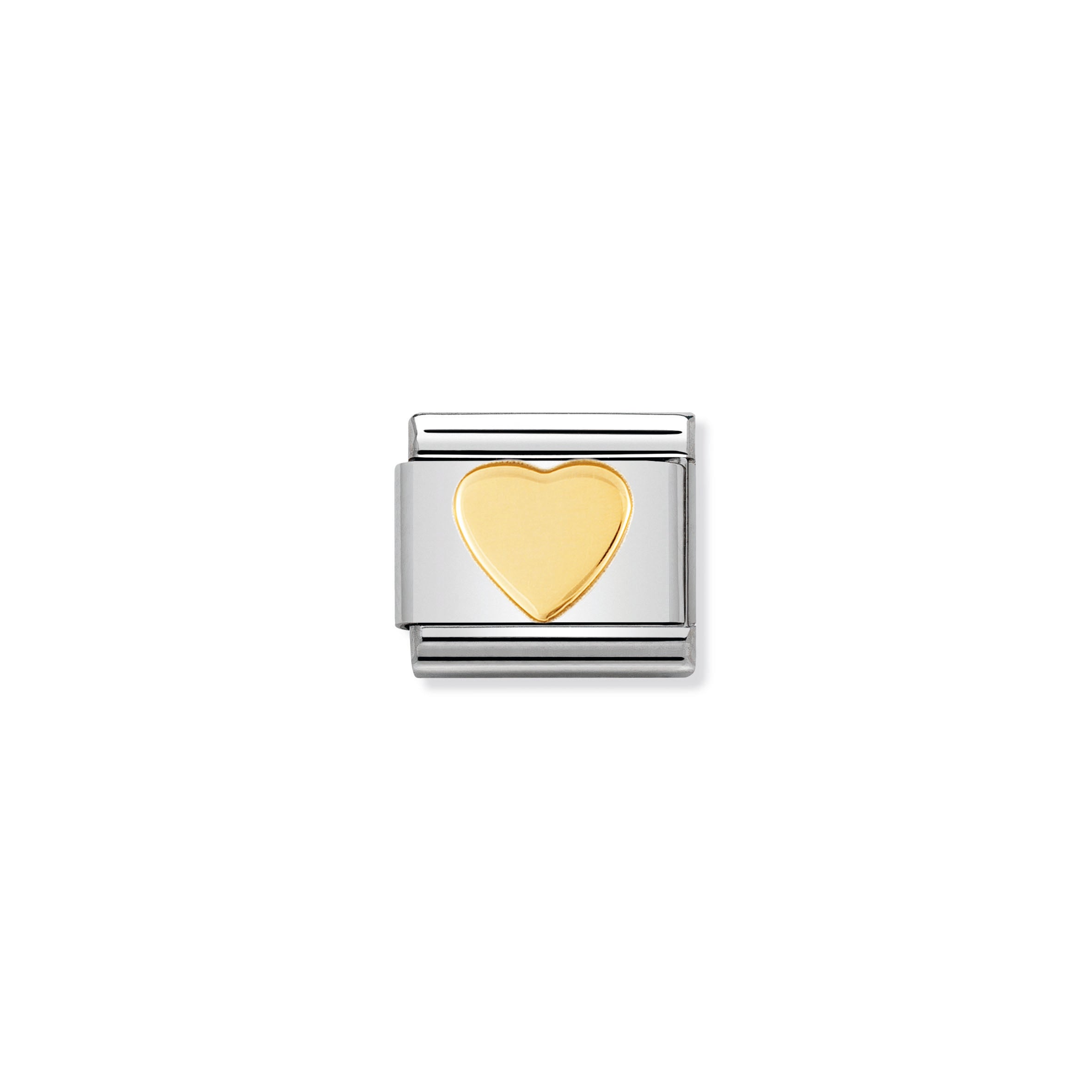Composable Classic Love In Stainless Steel With 18k Gold Heart