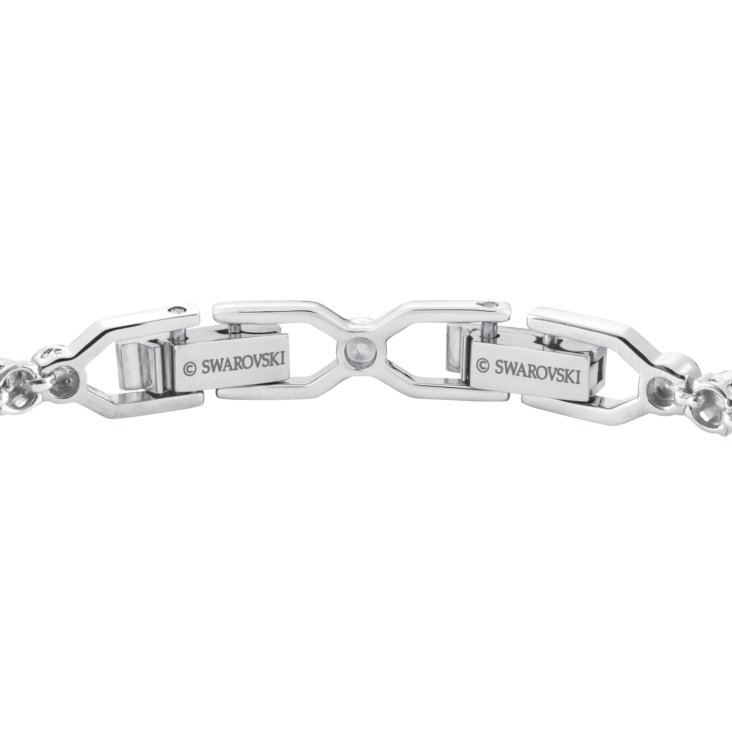 SWAROVSKI EMILY BRACELET, ROUND CUT, WHITE, RHODIUM PLATED 1808960