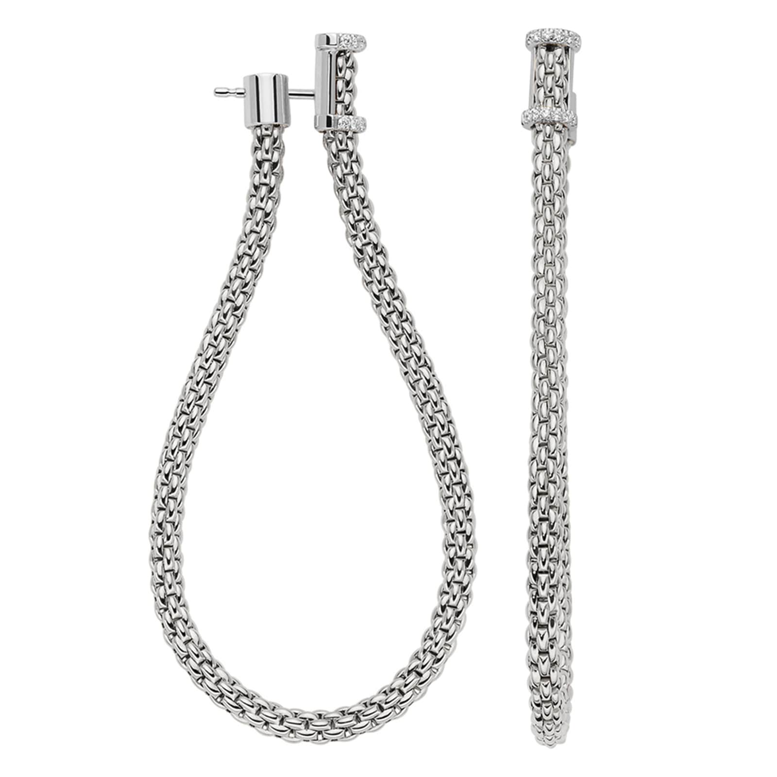 Fope
18k White Gold 0.17cttw Diamond Essentials Hoop Earrings 04E08OX_BB_B_XXX_000