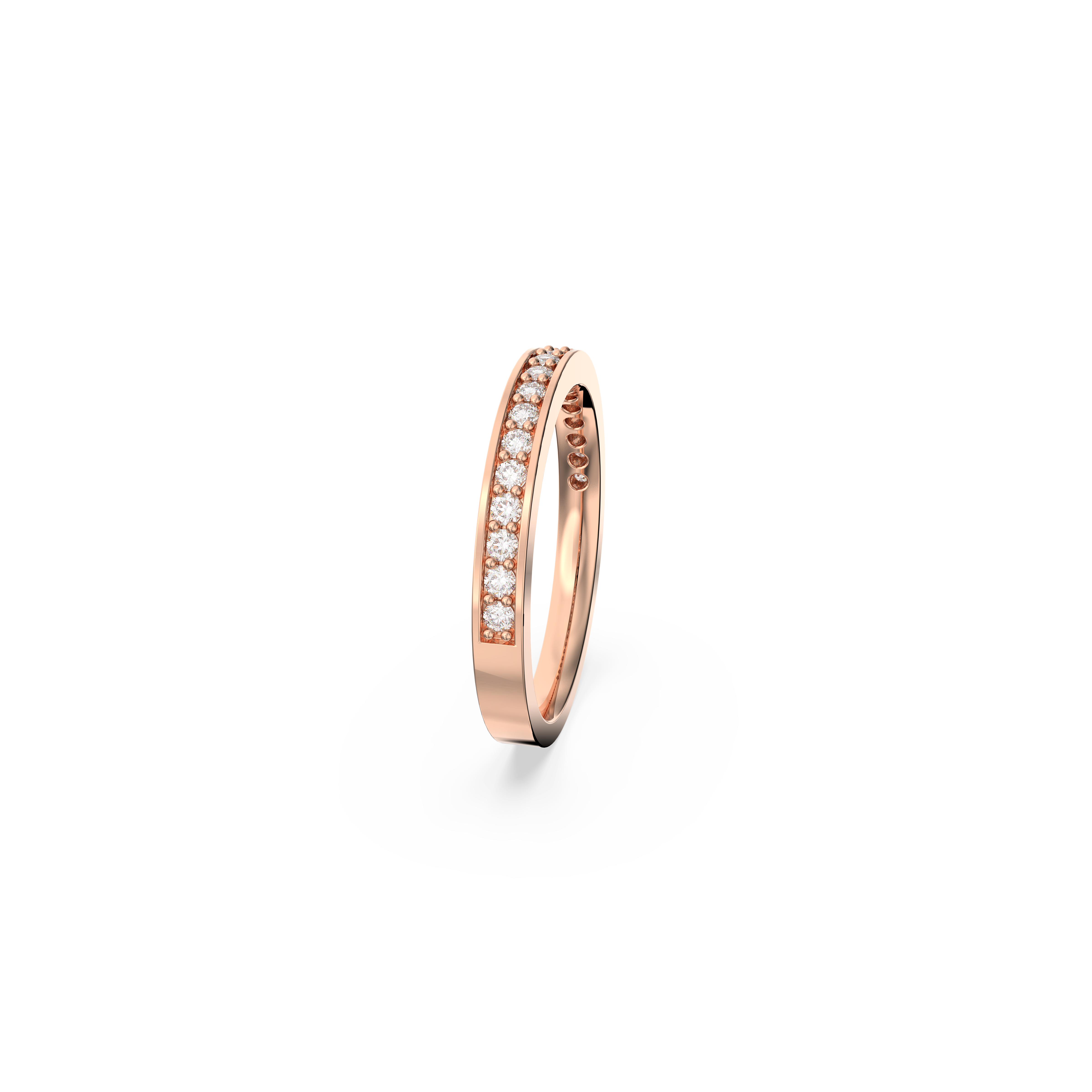 Swarovski Matrix ring, White, Rose gold-tone plated 5032899