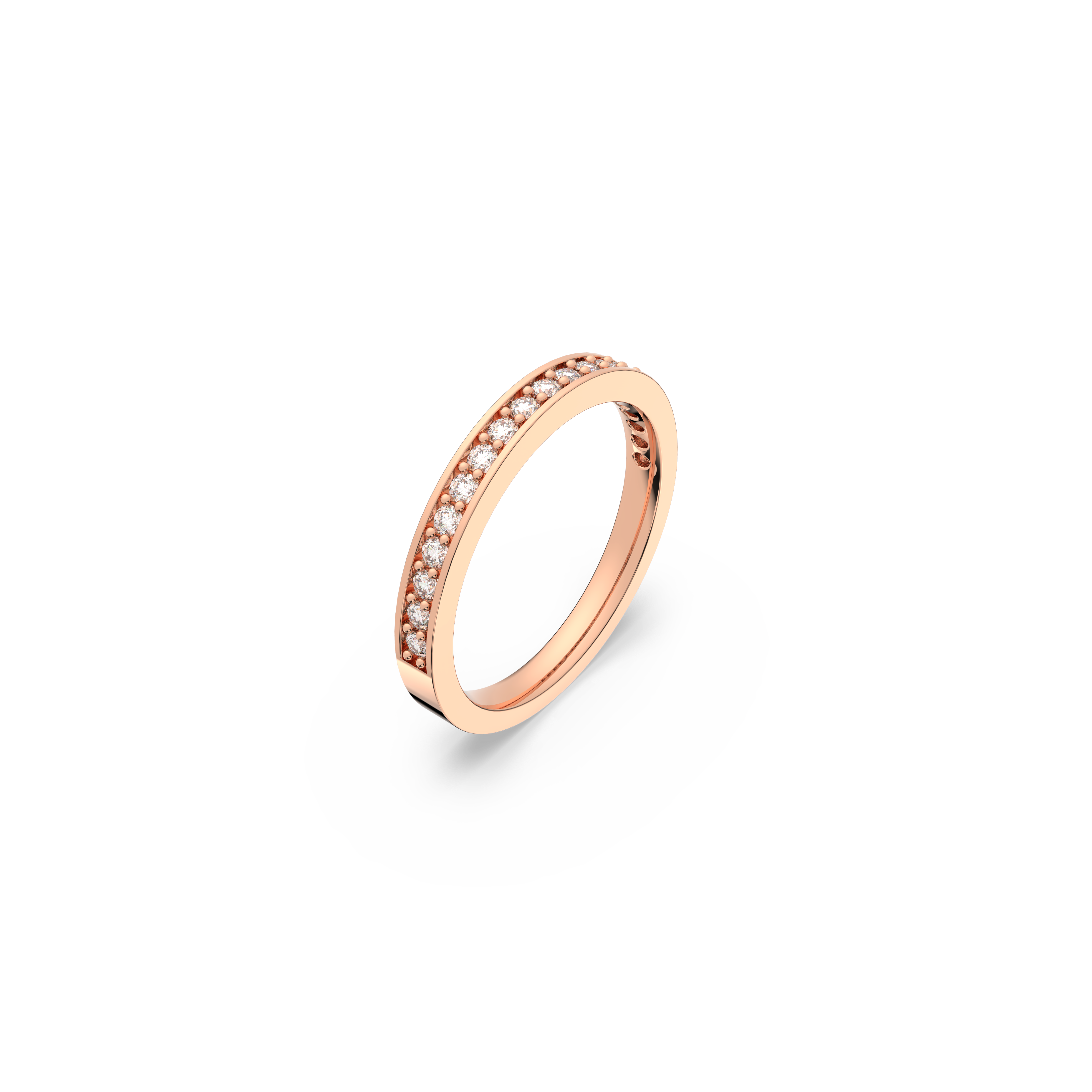 Swarovski Matrix ring, White, Rose gold-tone plated 5032901