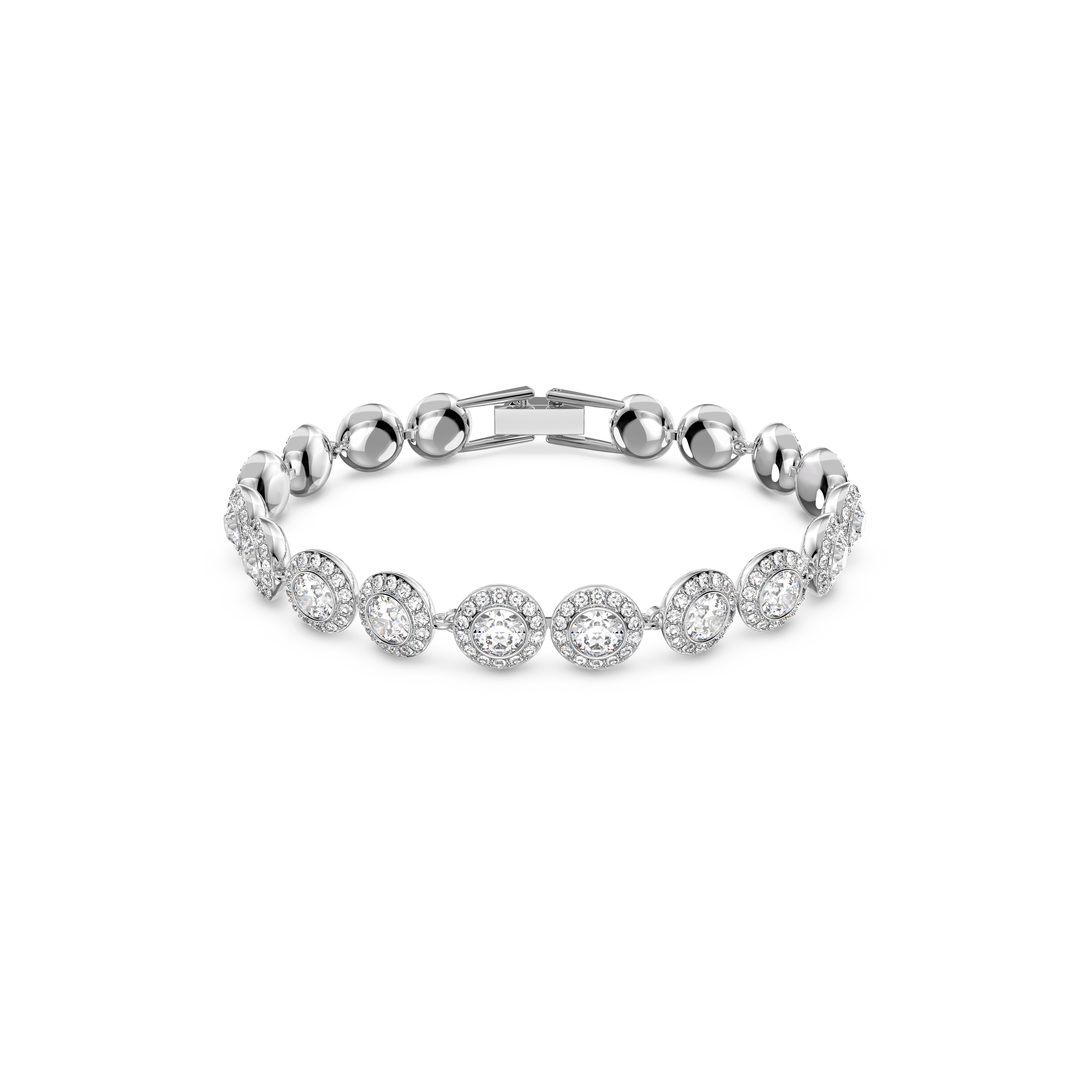 Swarovski Una Angelic set, Set (3), Round cut, White, Rhodium plated 5367853