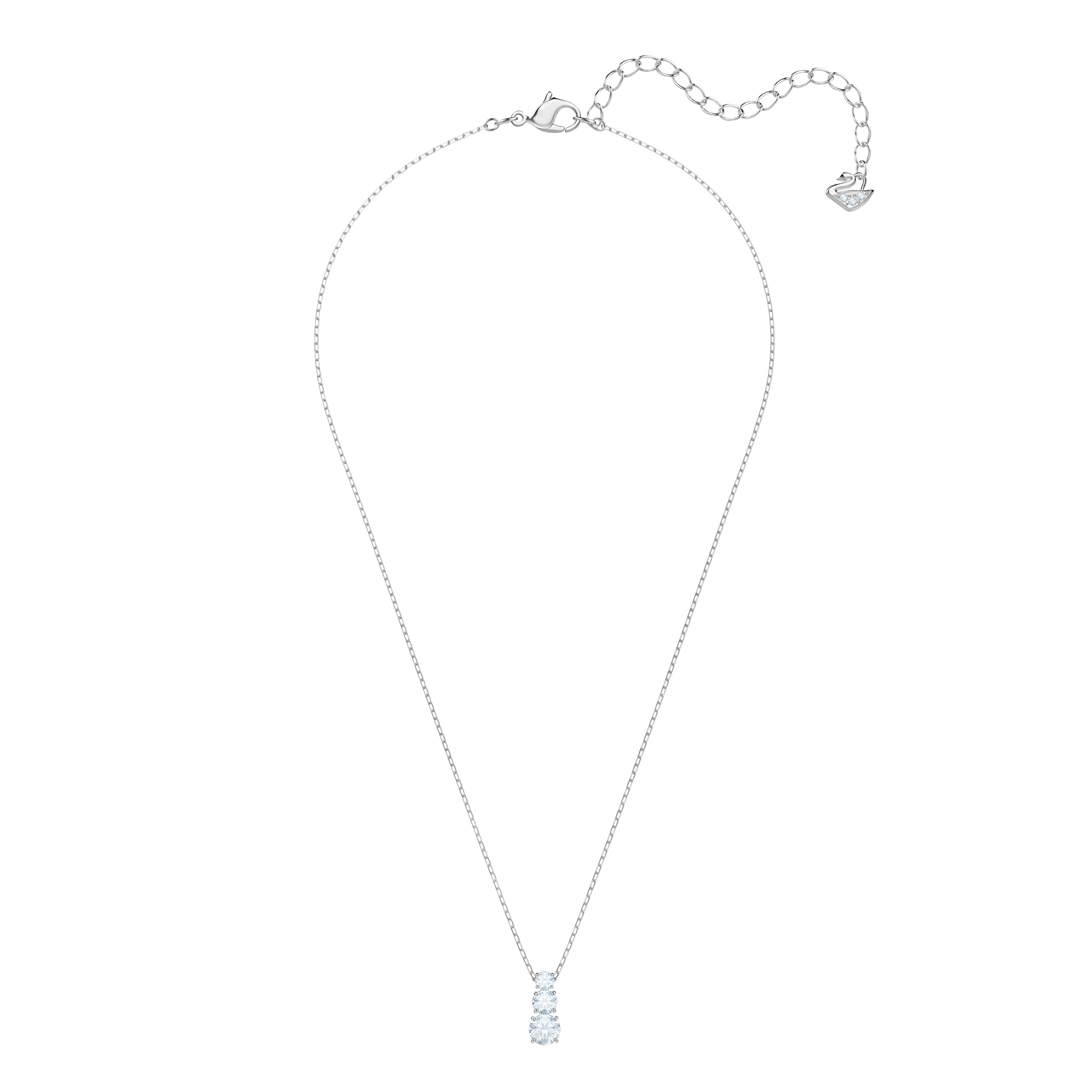 SWAROVSKI SS ATTRACT TRILOGY PENDANT ROUND, CZWH/RHS 5450924