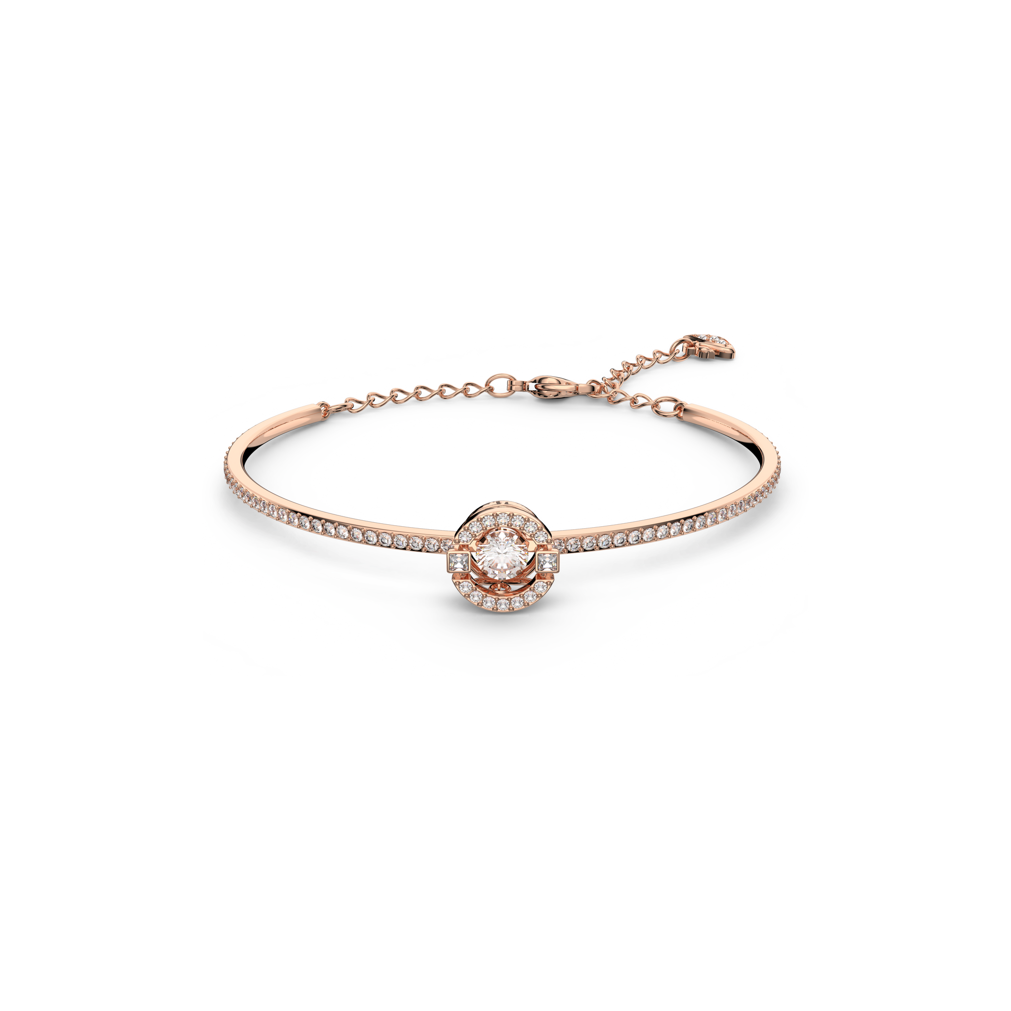 Swarovski Swarovski Sparkling Dance bangle, Round cut, White