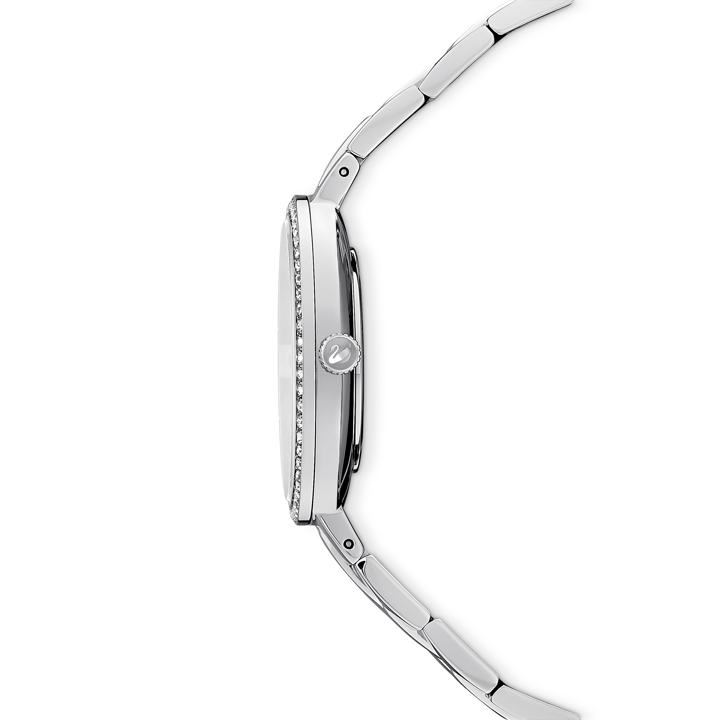 Swarovski Cosmopolitan watch, Swiss Made, Metal bracelet, Silver tone, Stainless steel 5517807