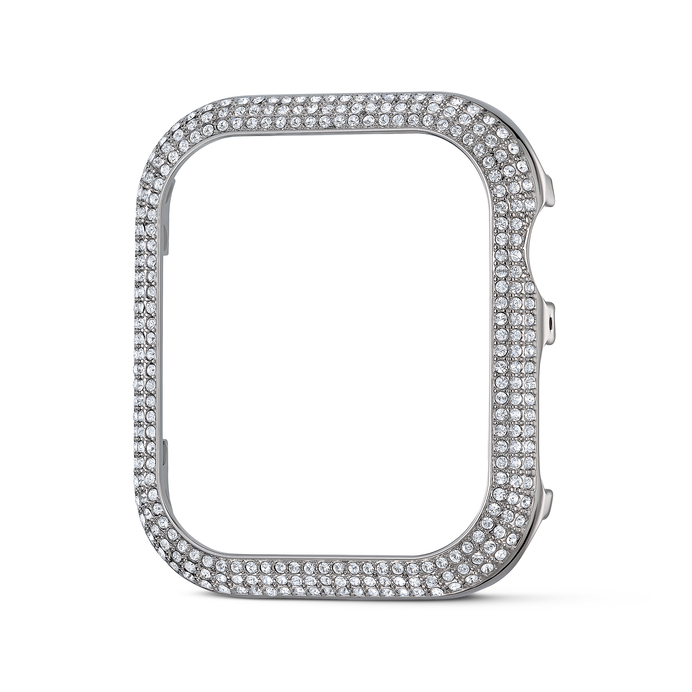 Swarovski Sparkling case, For Apple Watch® Series 4 & 5, 40 mm, Silver tone 5572573