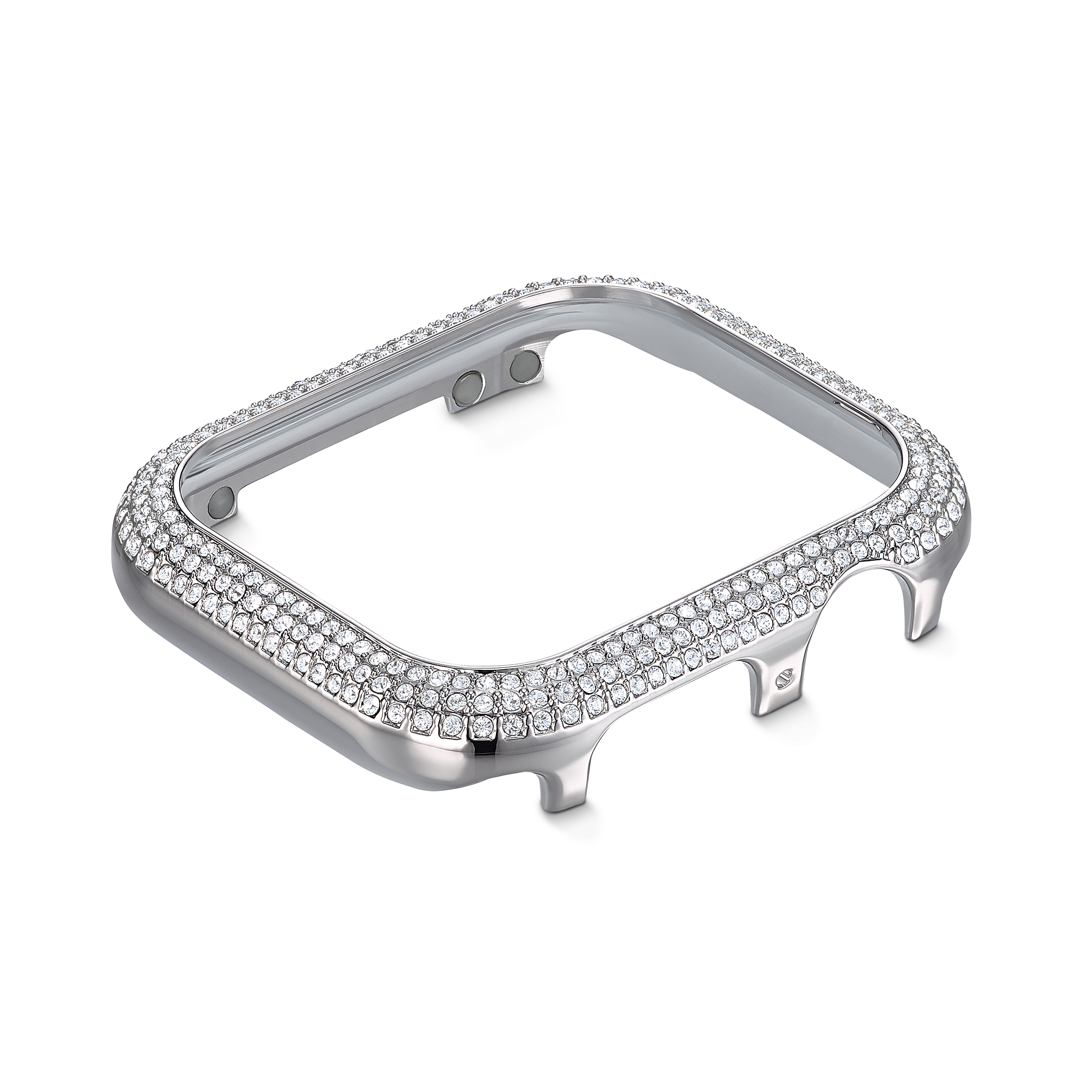 Swarovski Sparkling case, For Apple Watch® Series 4 & 5, 40 mm, Silver tone 5572573