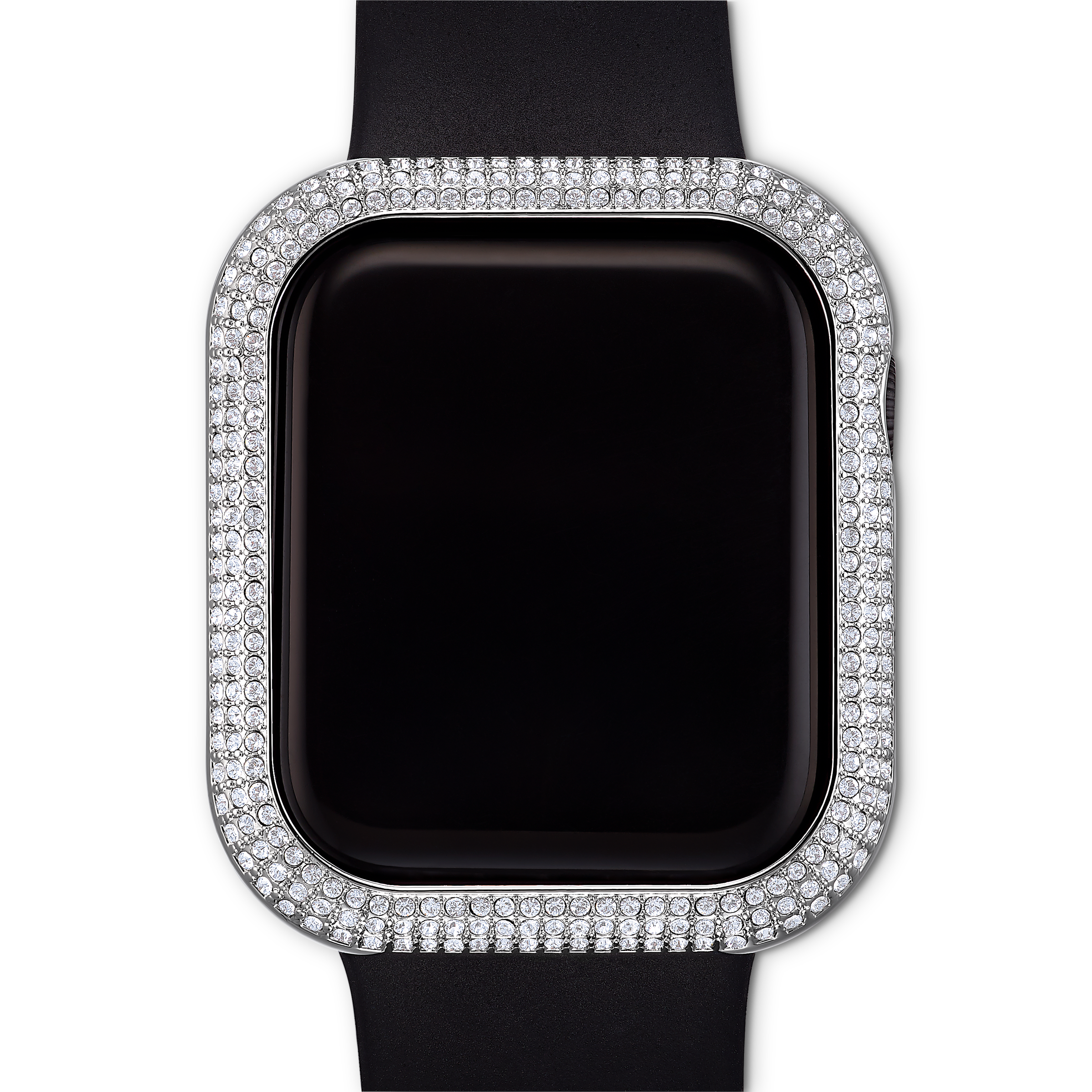 Swarovski Sparkling case, For Apple Watch® Series 4 & 5, 40 mm, Silver tone 5572573