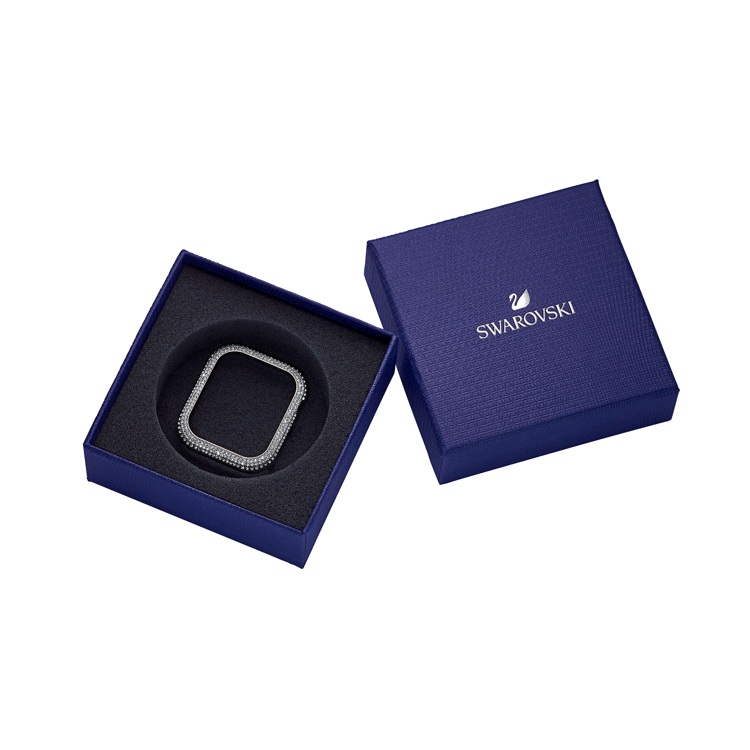 Swarovski Sparkling case, For Apple Watch® Series 4 & 5, 40 mm, Silver tone 5572573