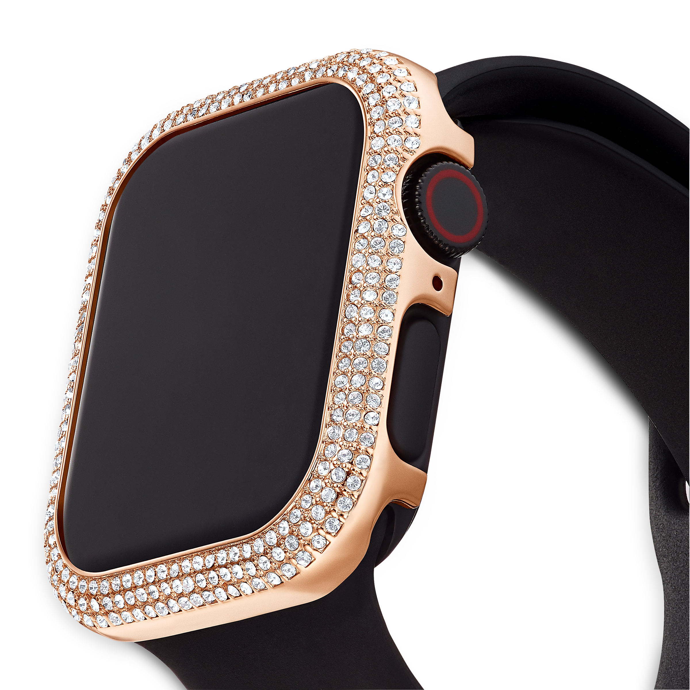 Swarovski Sparkling case, For Apple Watch® Series 4 & 5, 40 mm, Rose gold tone 5572574
