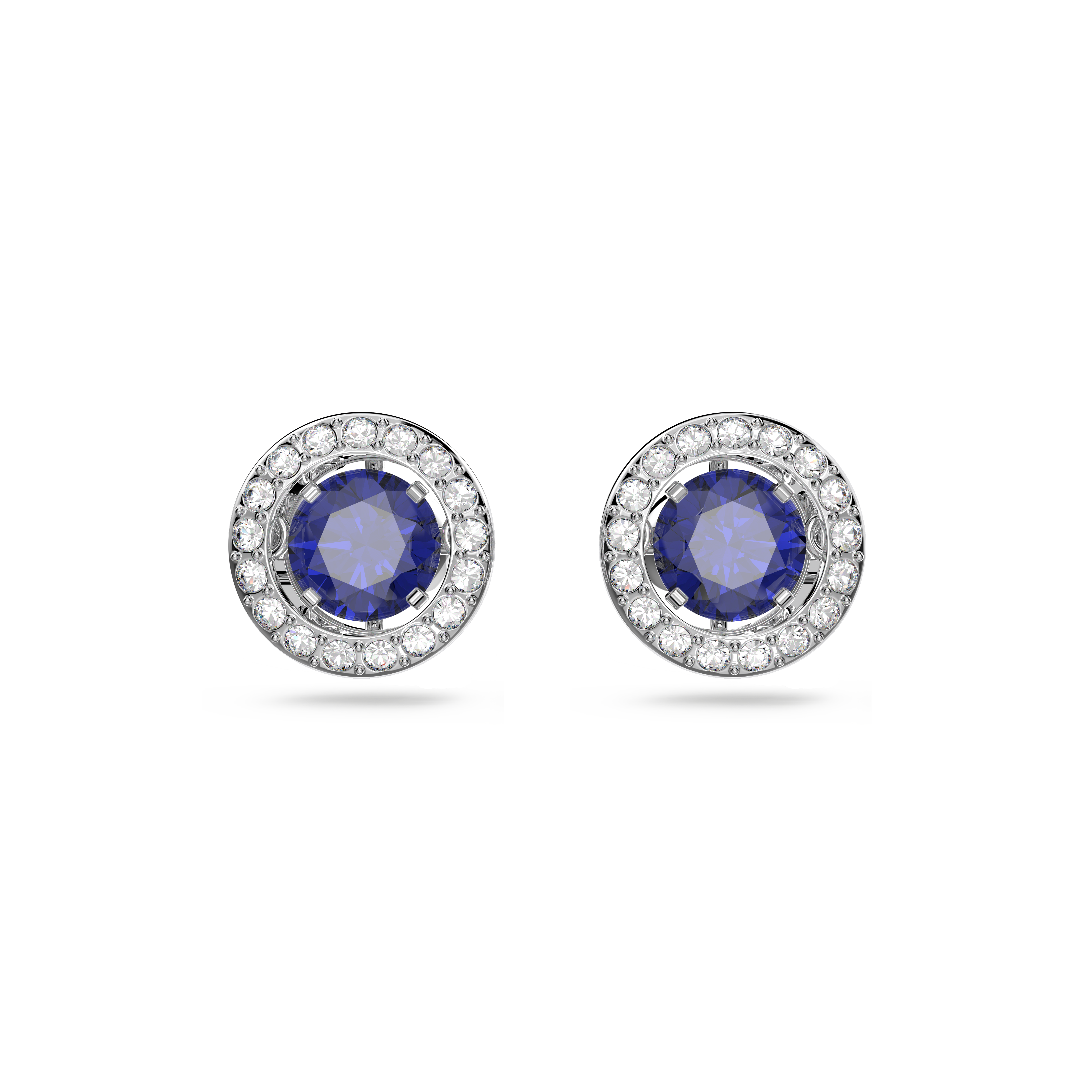 SWAROVSKI SWAROVSKI SPARKLING DANCE DIAL UP STUD PIERCED EARRINGS, WHITE, RHODIUM PLATED 5573693
