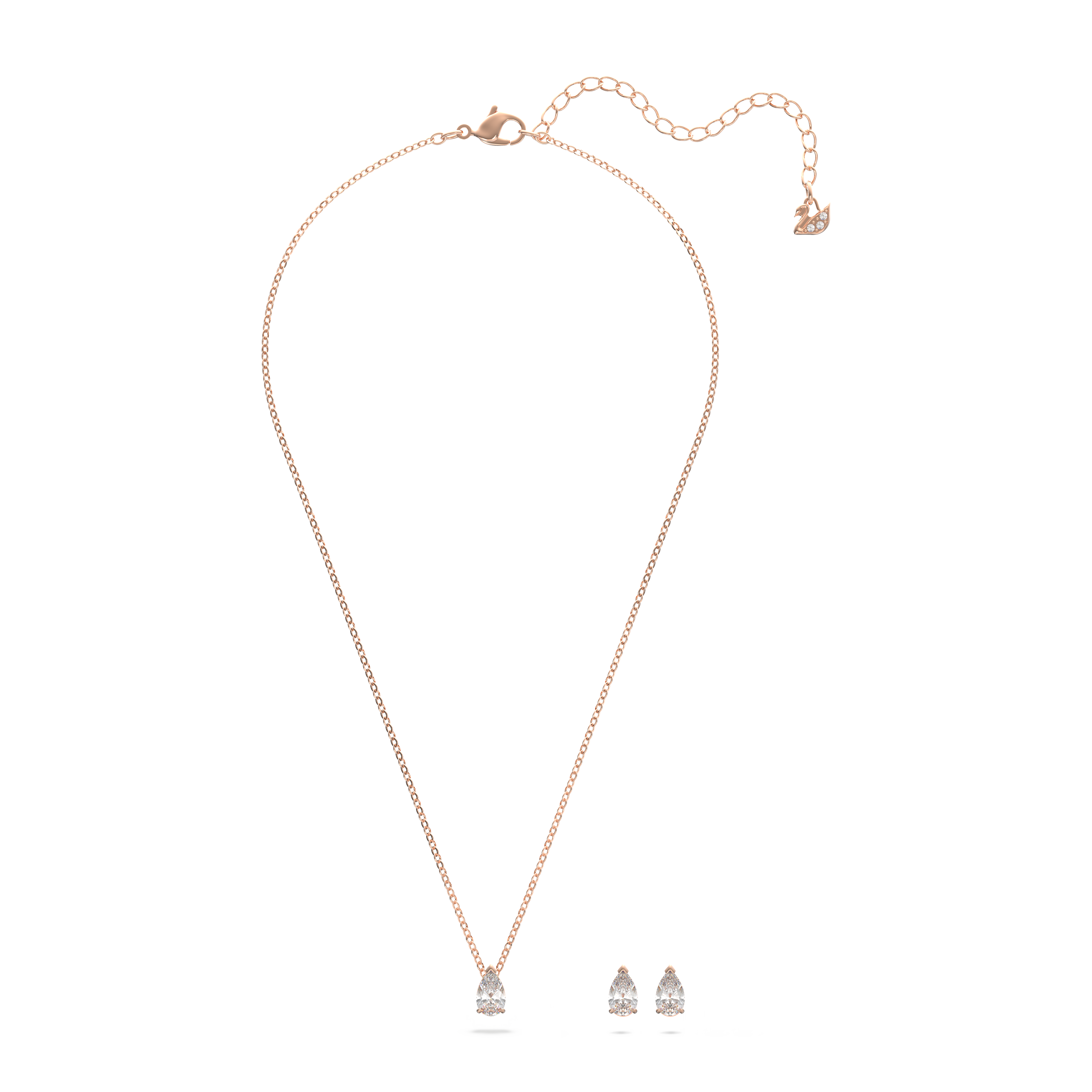 SWAROVSKI IF ATTRACT:SET PEAR CZWH/RHS 5576114