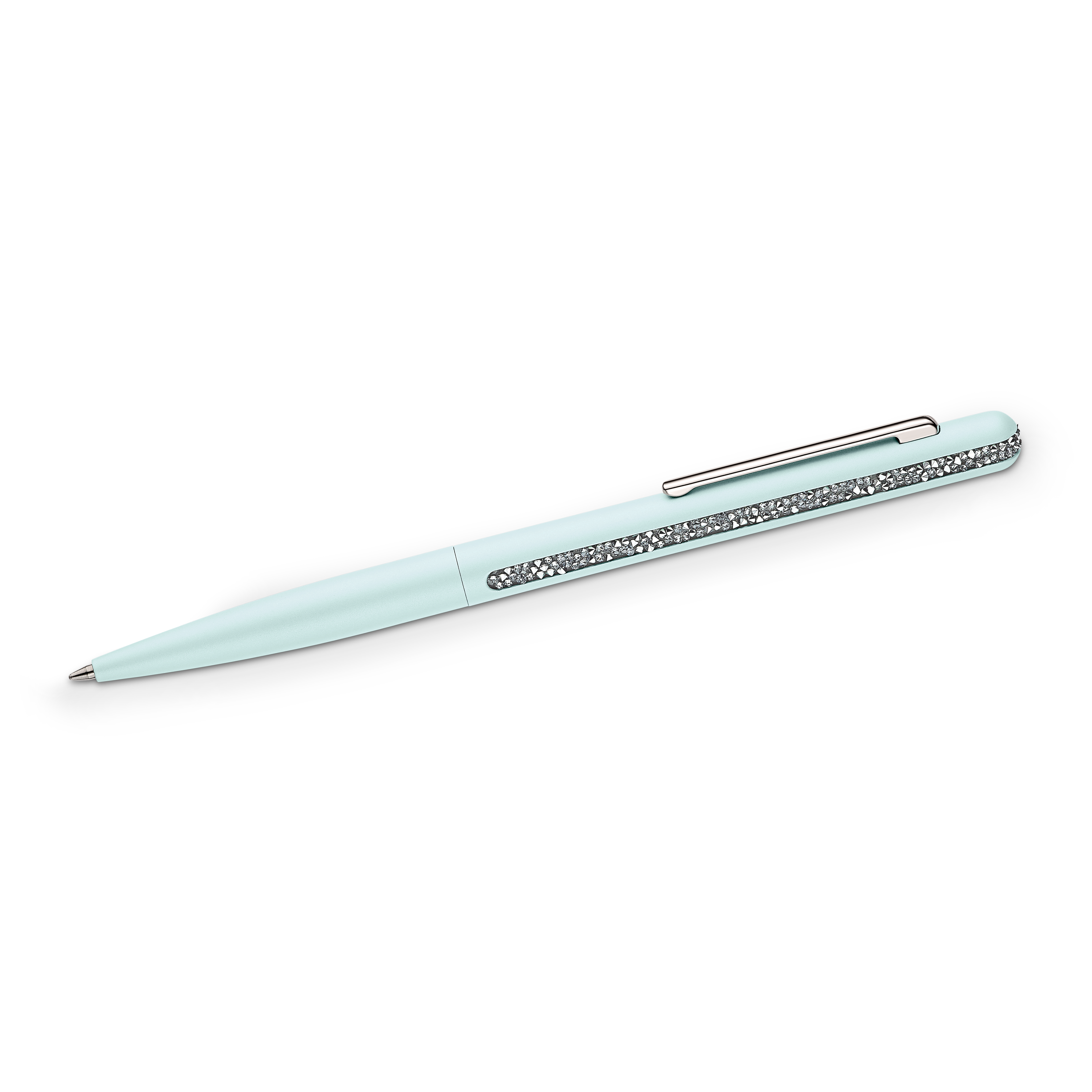 Swarovski Shimmer ballpoint pen, Green, Green lacquered, Chrome plated 5595671