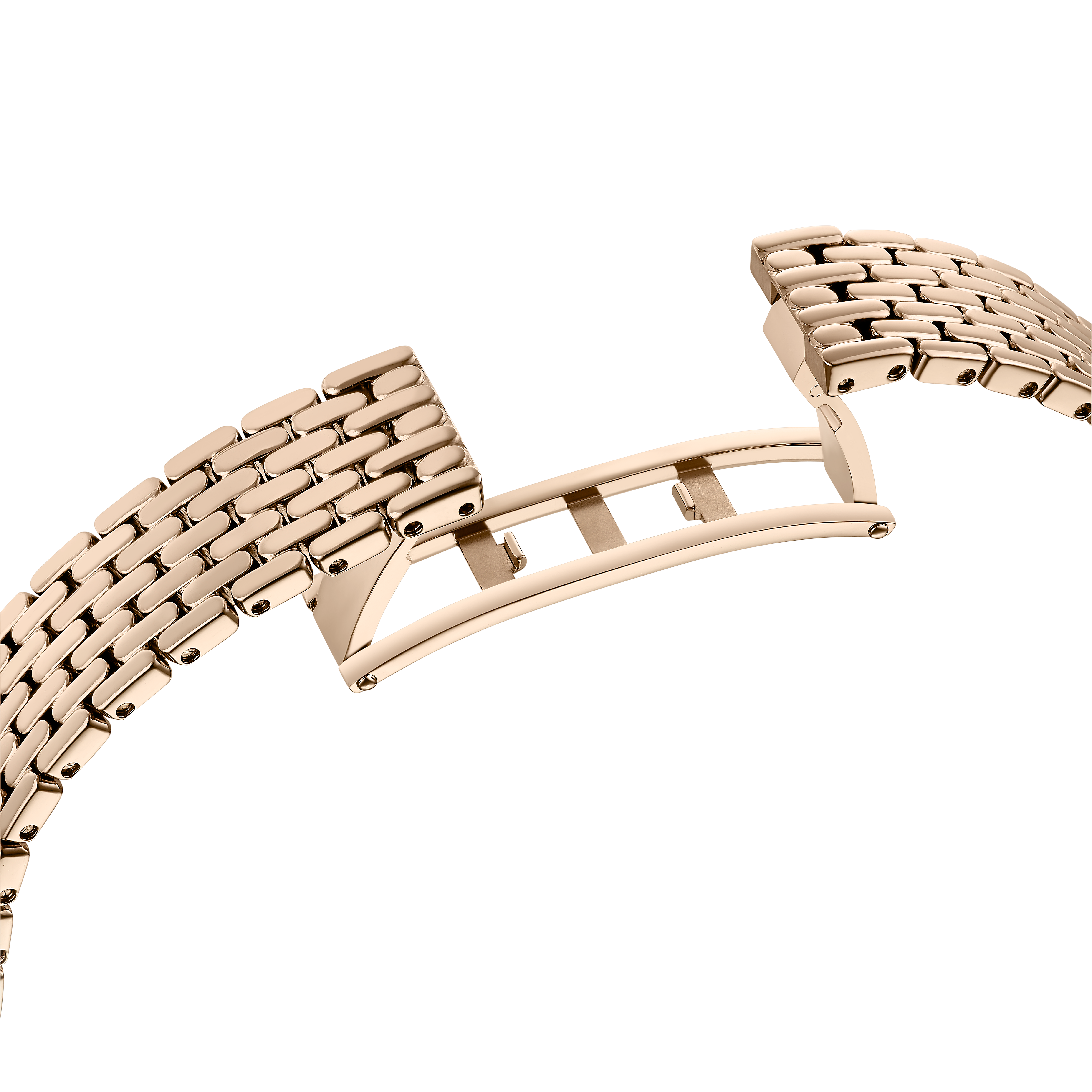 Swarovski Attract watch, Swiss Made, Pavé, Crystal bracelet, Gold tone, Champagne gold-tone finish 5610484