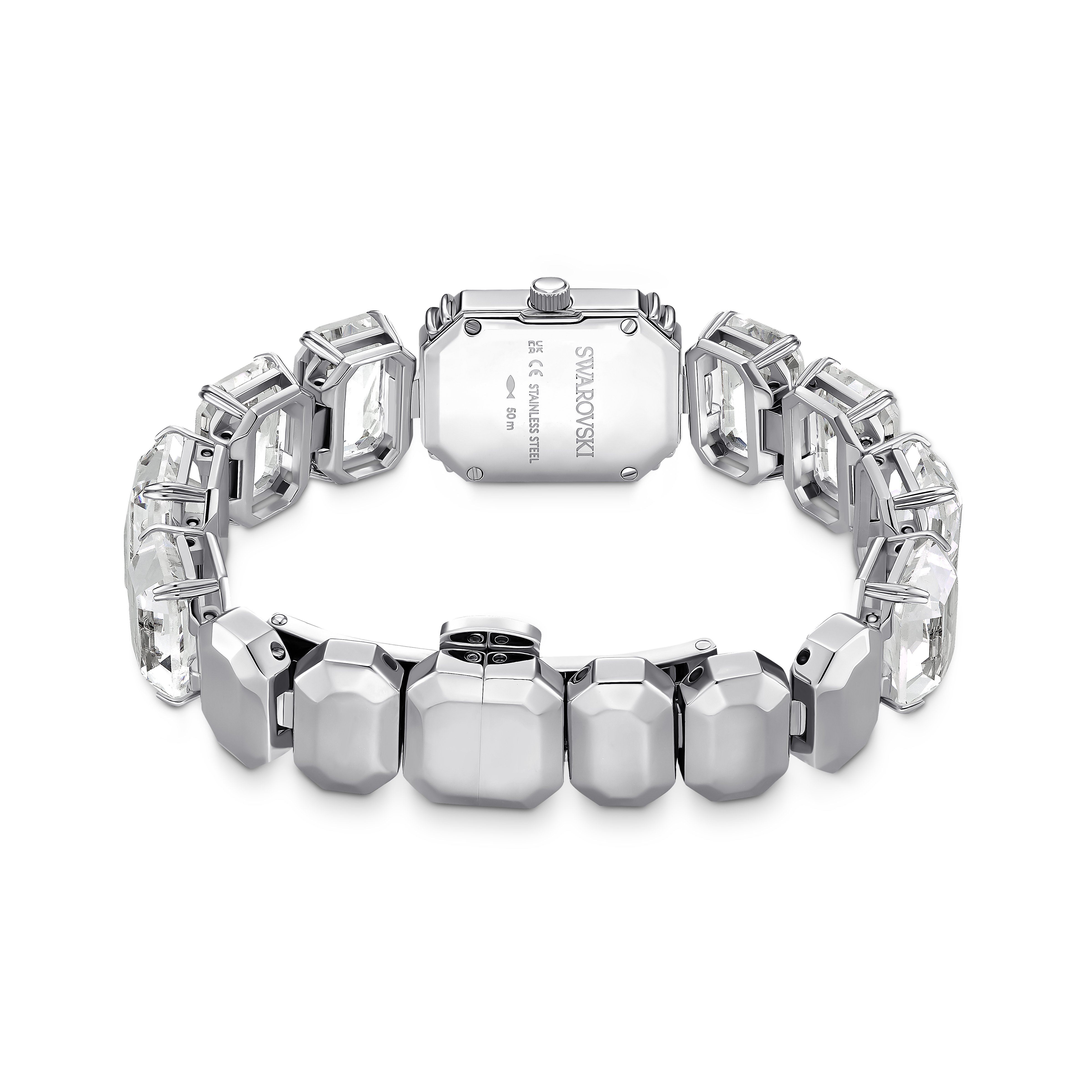 SWAROVSKI WATCH, OCTAGON CUT BRACELET, WHITE, STAINLESS STEEL 5621173