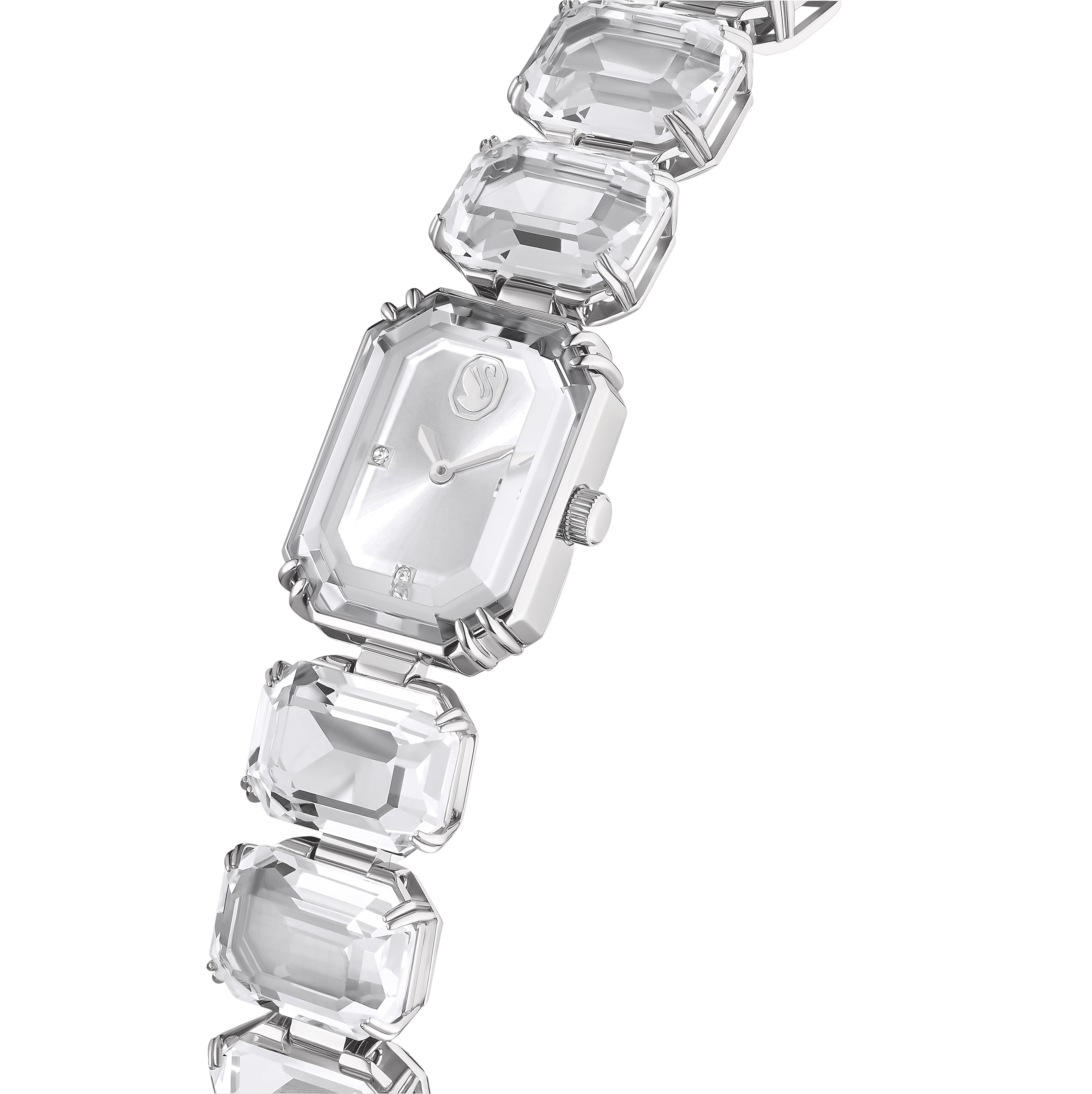 SWAROVSKI WATCH, OCTAGON CUT BRACELET, WHITE, STAINLESS STEEL 5621173