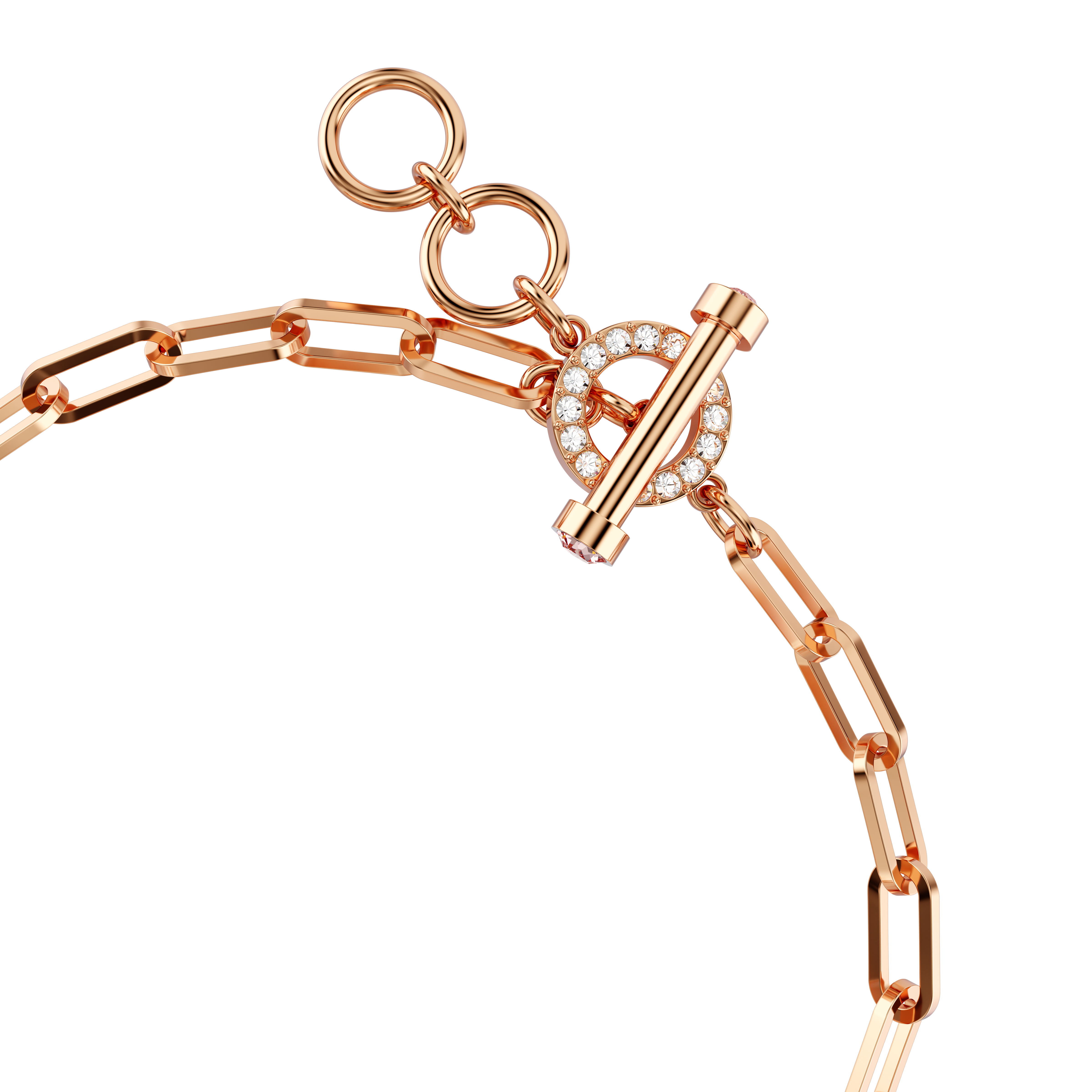 Swarovski Teddy bracelet, Bear, Pink, Rose gold-tone plated 5642978