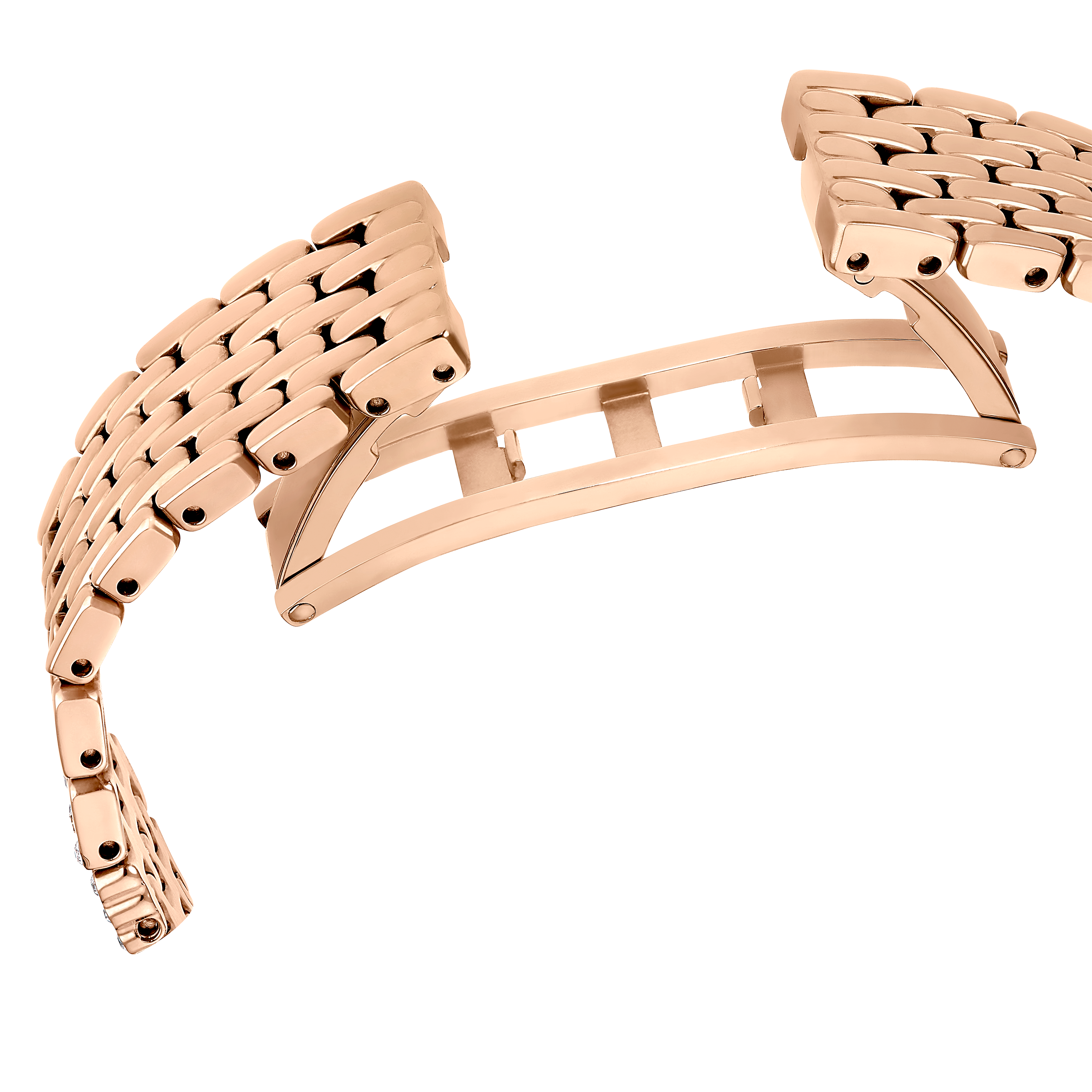 Swarovski Attract watch, Swiss Made, Full pavé, Crystal bracelet, Rose gold tone, Rose gold-tone finish 5644053