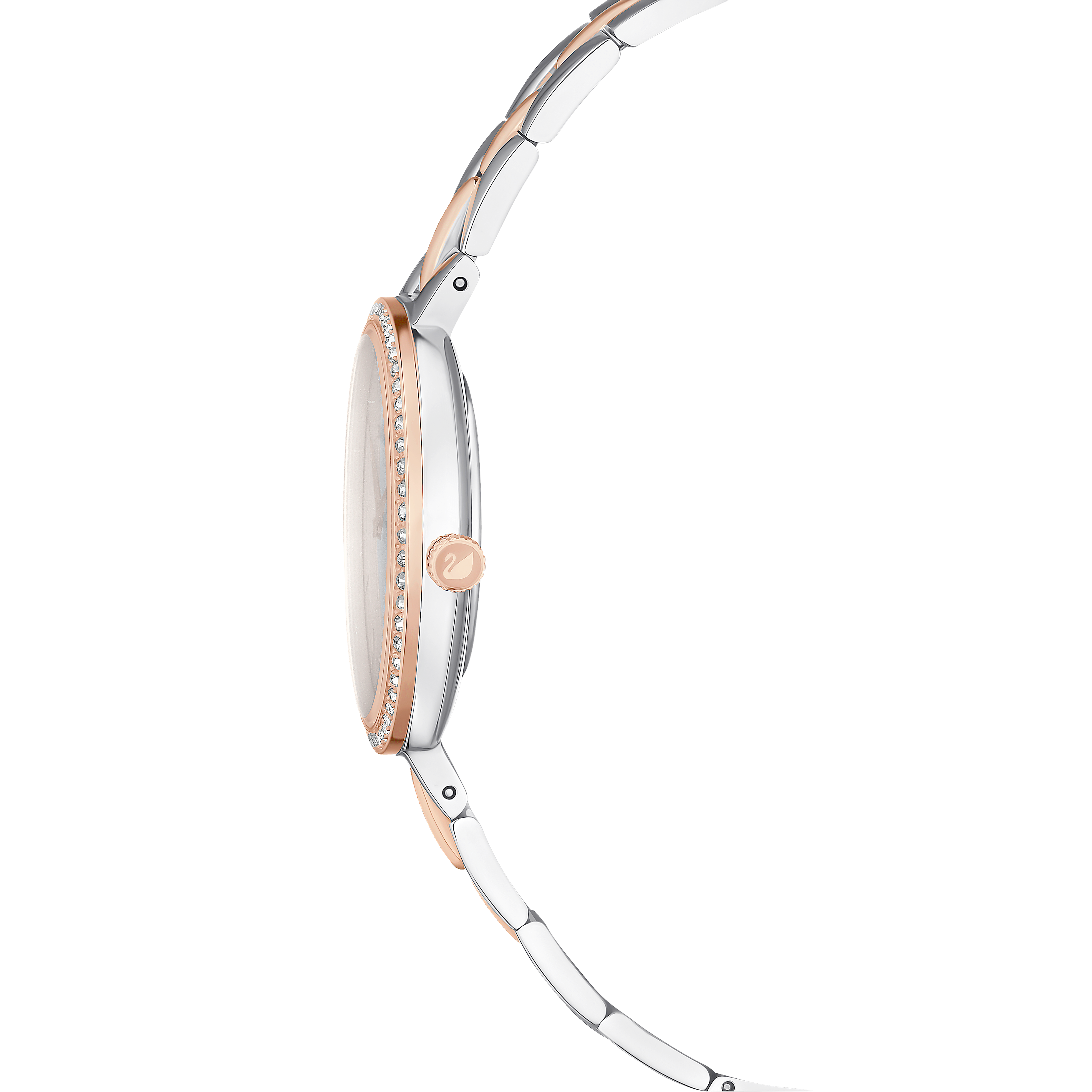 Swarovski Cosmopolitan watch, Swiss Made, Metal bracelet, White, Mixed metal finish 5644081