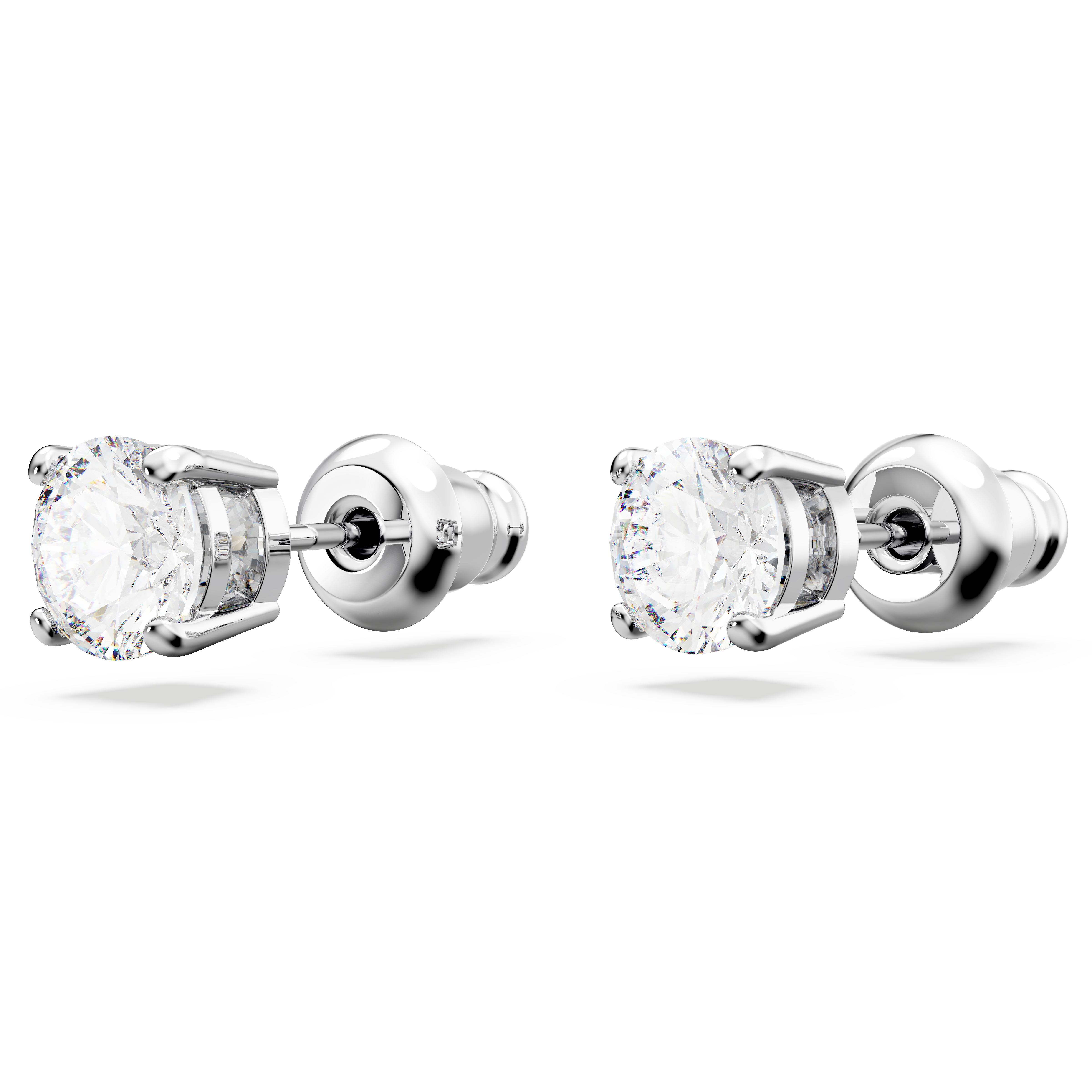 Swarovski Matrix Tennis set, Round cut, White, Rhodium plated 5647730