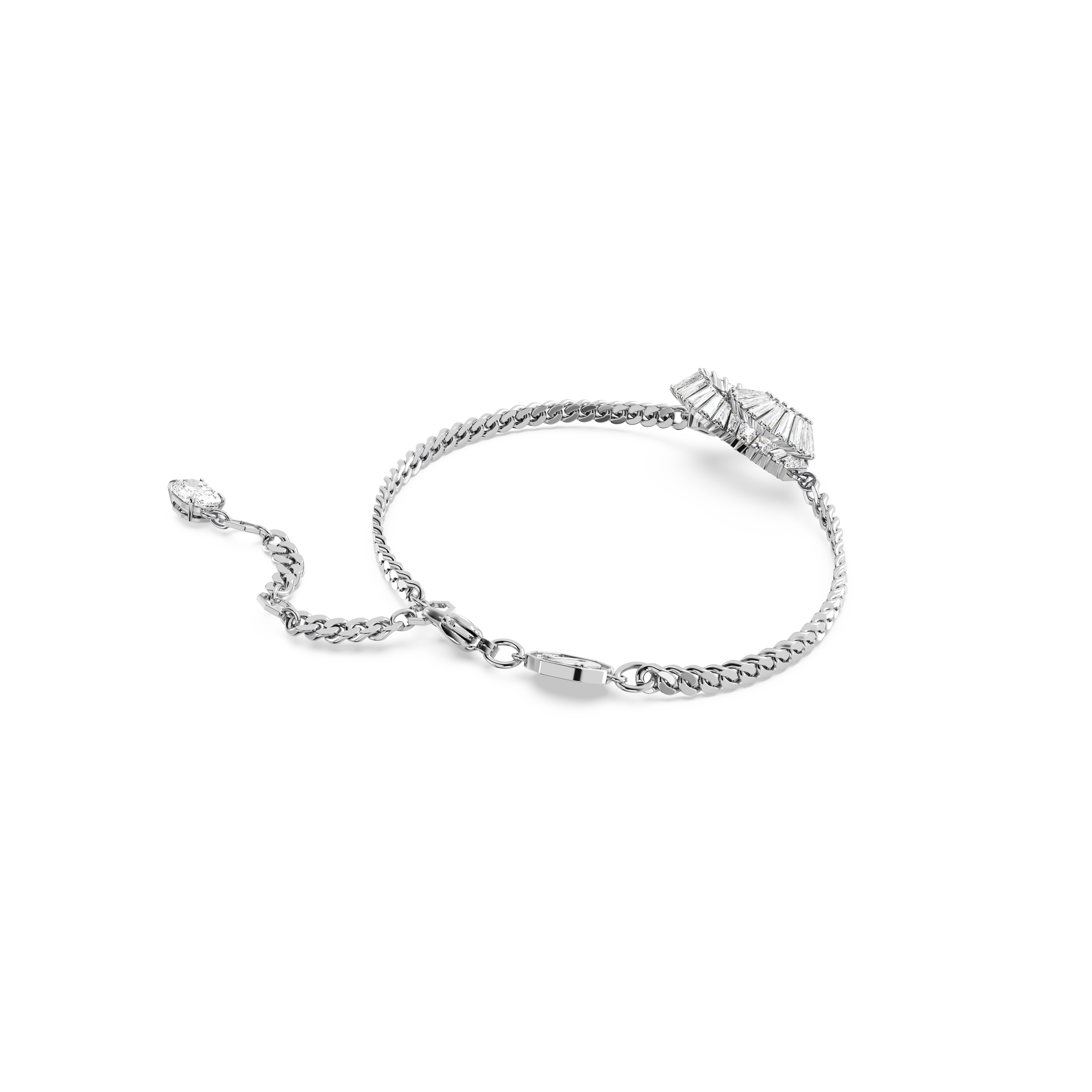 SWAROVSKI MATRIX BRACELET, HEART, WHITE, RHODIUM PLATED 5648299