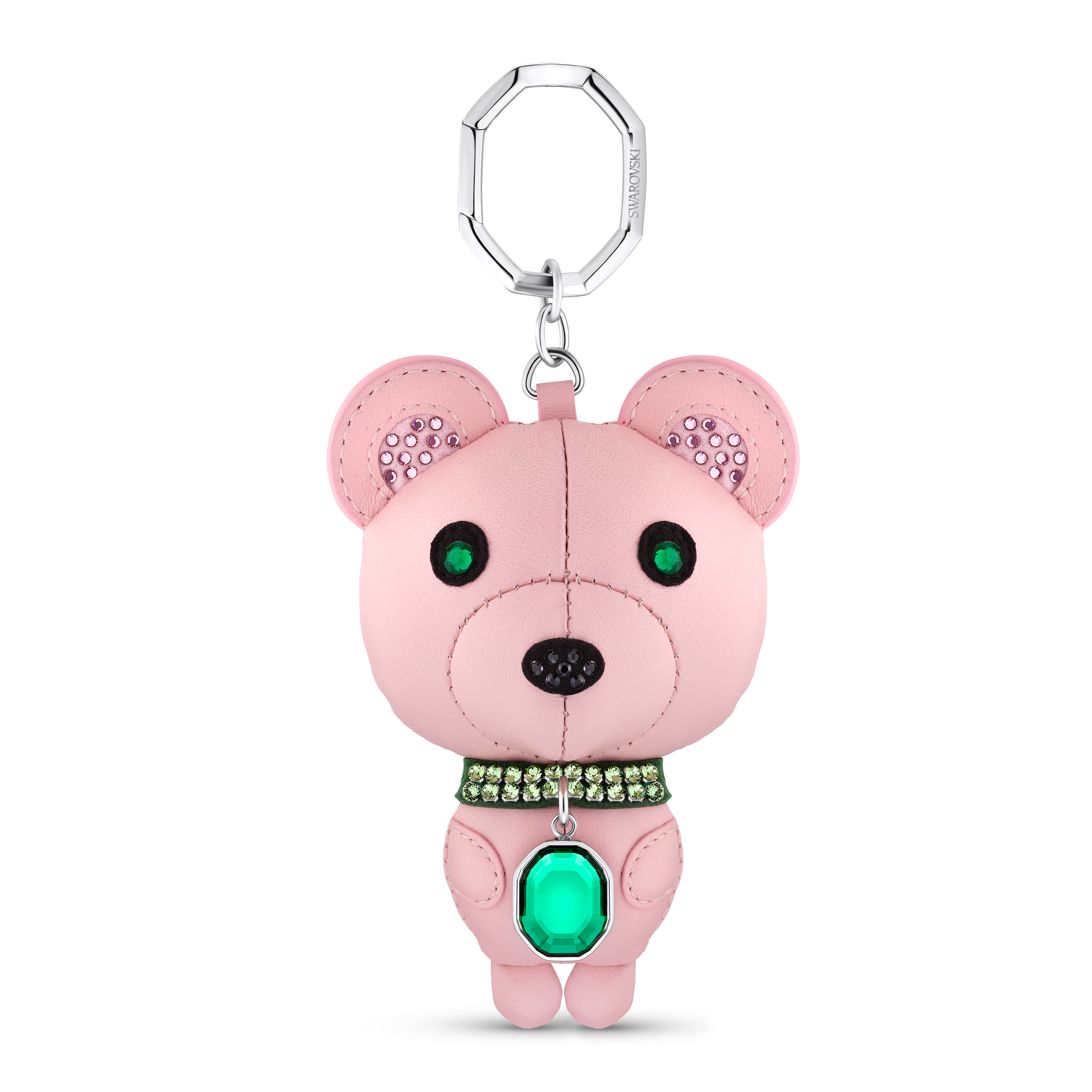 Swarovski Icons key ring, Bear, Multicolored, Stainless steel 5650128