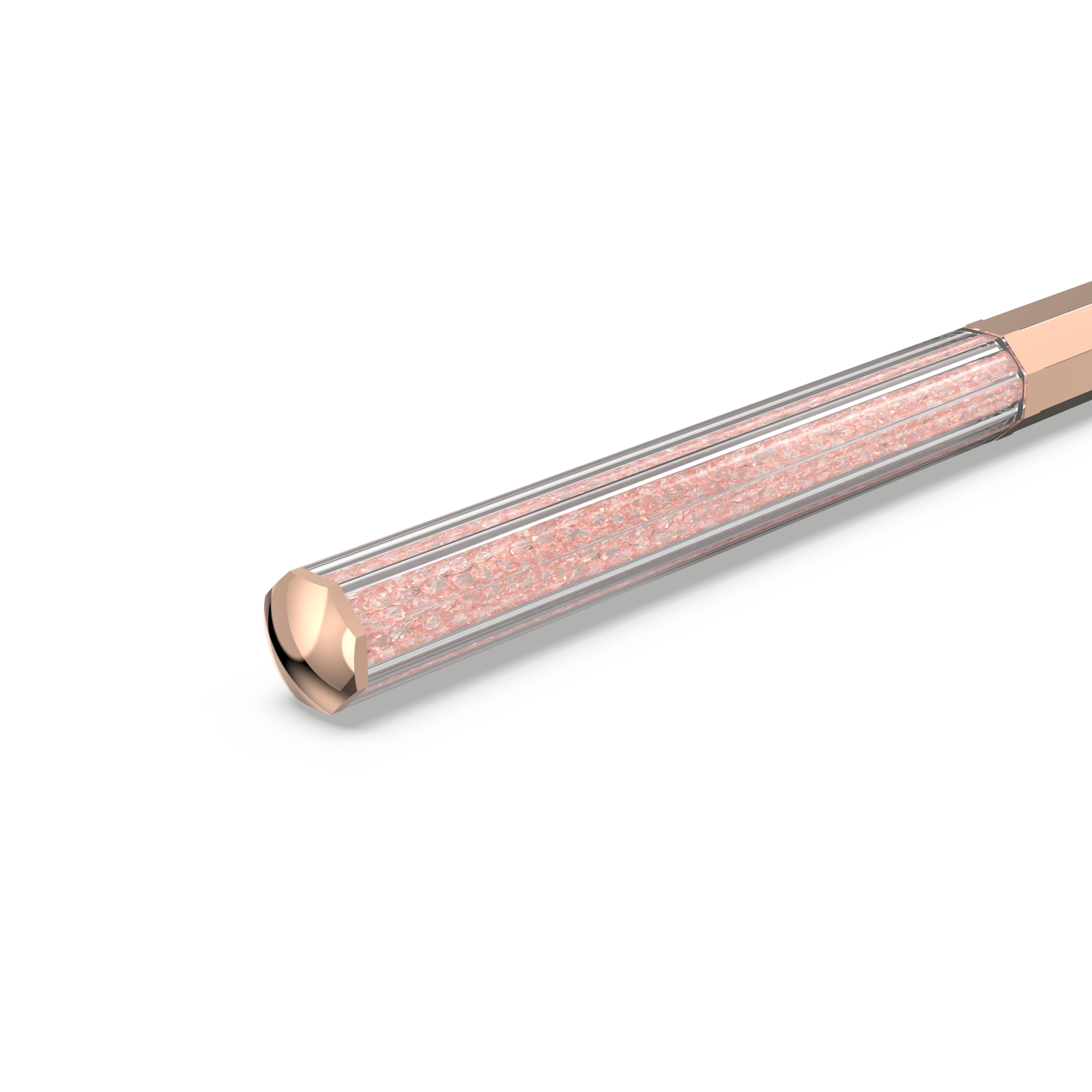 Swarovski Crystalline ballpoint pen, Octagon shape, Rose gold tone, Rose gold-tone plated 5654065