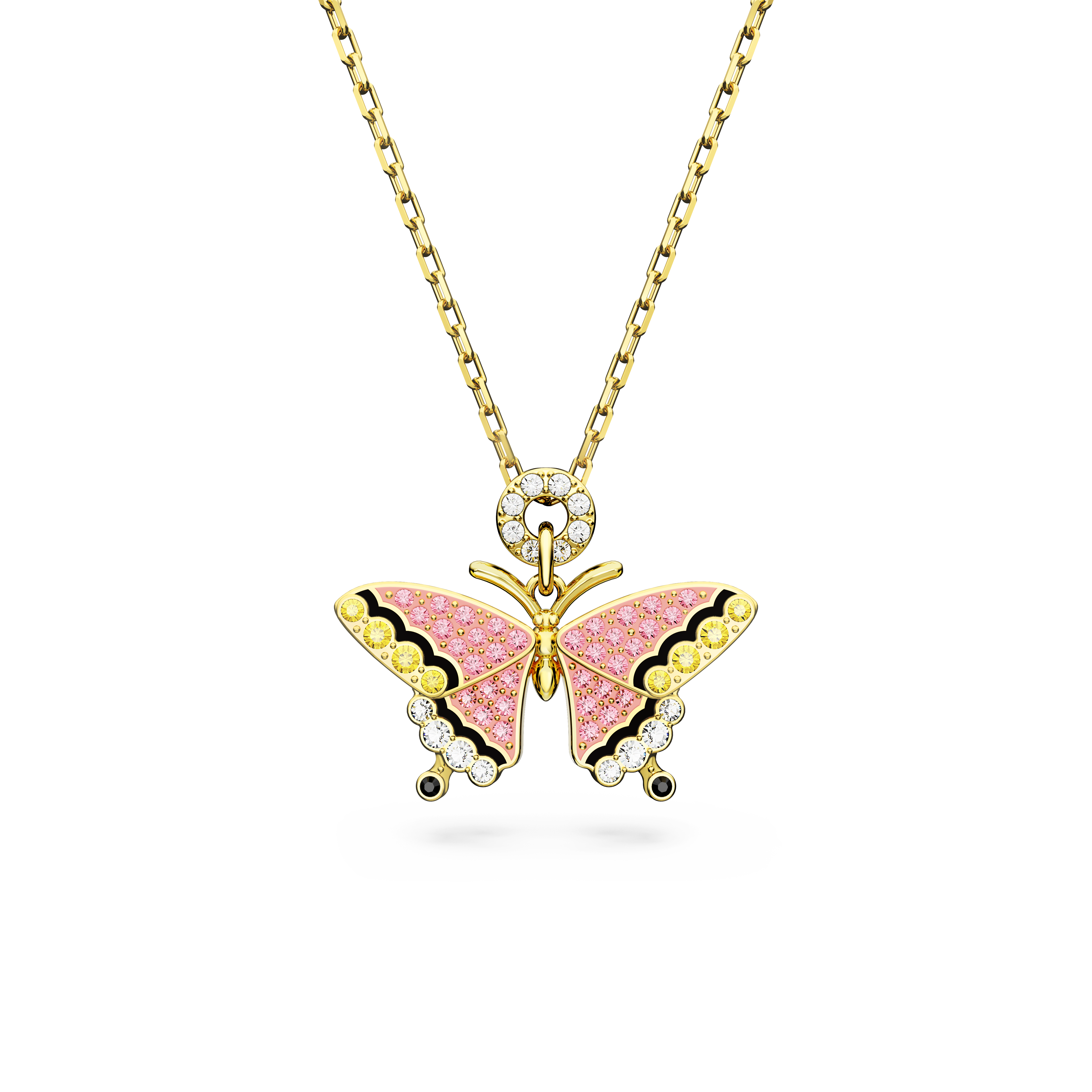 SWAROVSKI IDYLLIA PENDANT, BUTTERFLY, MULTICOLORED, GOLD-TONE PLATED 5658857
