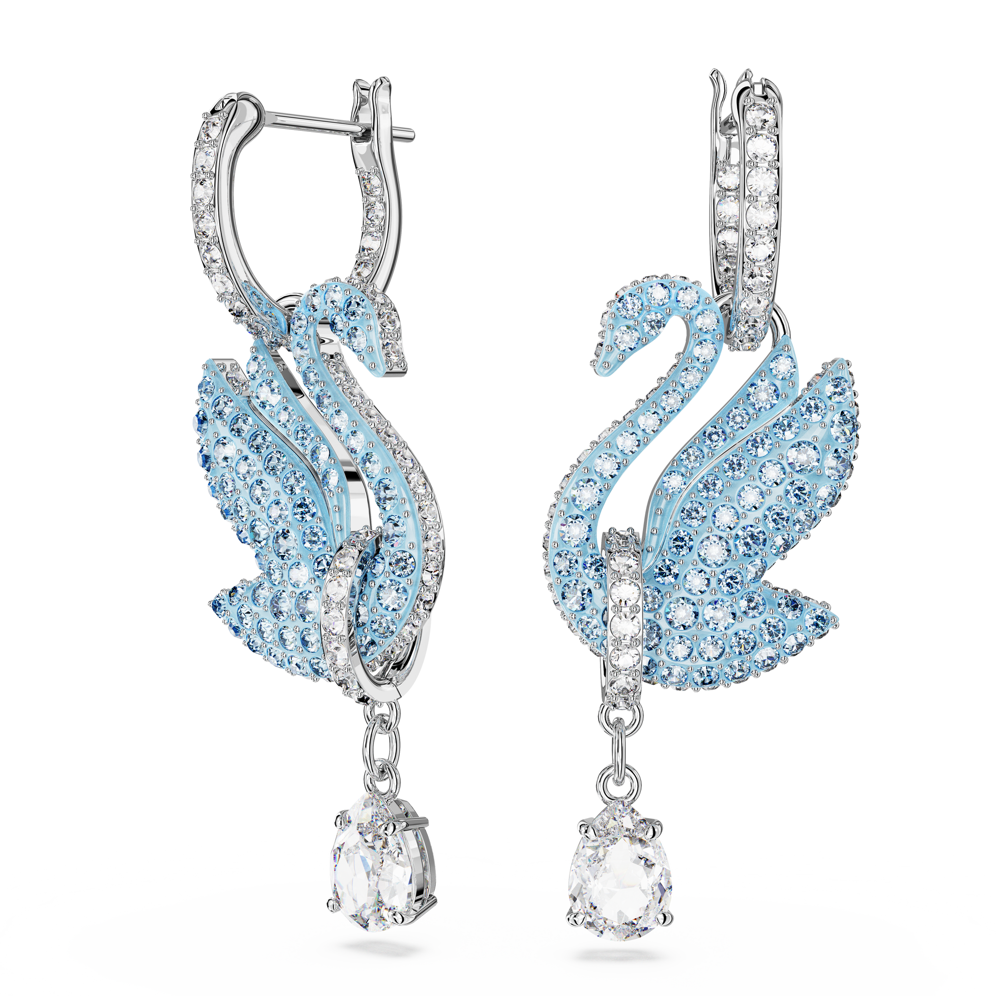 Swarovski Swarovski Iconic Swan drop earrings, Swan, Blue
