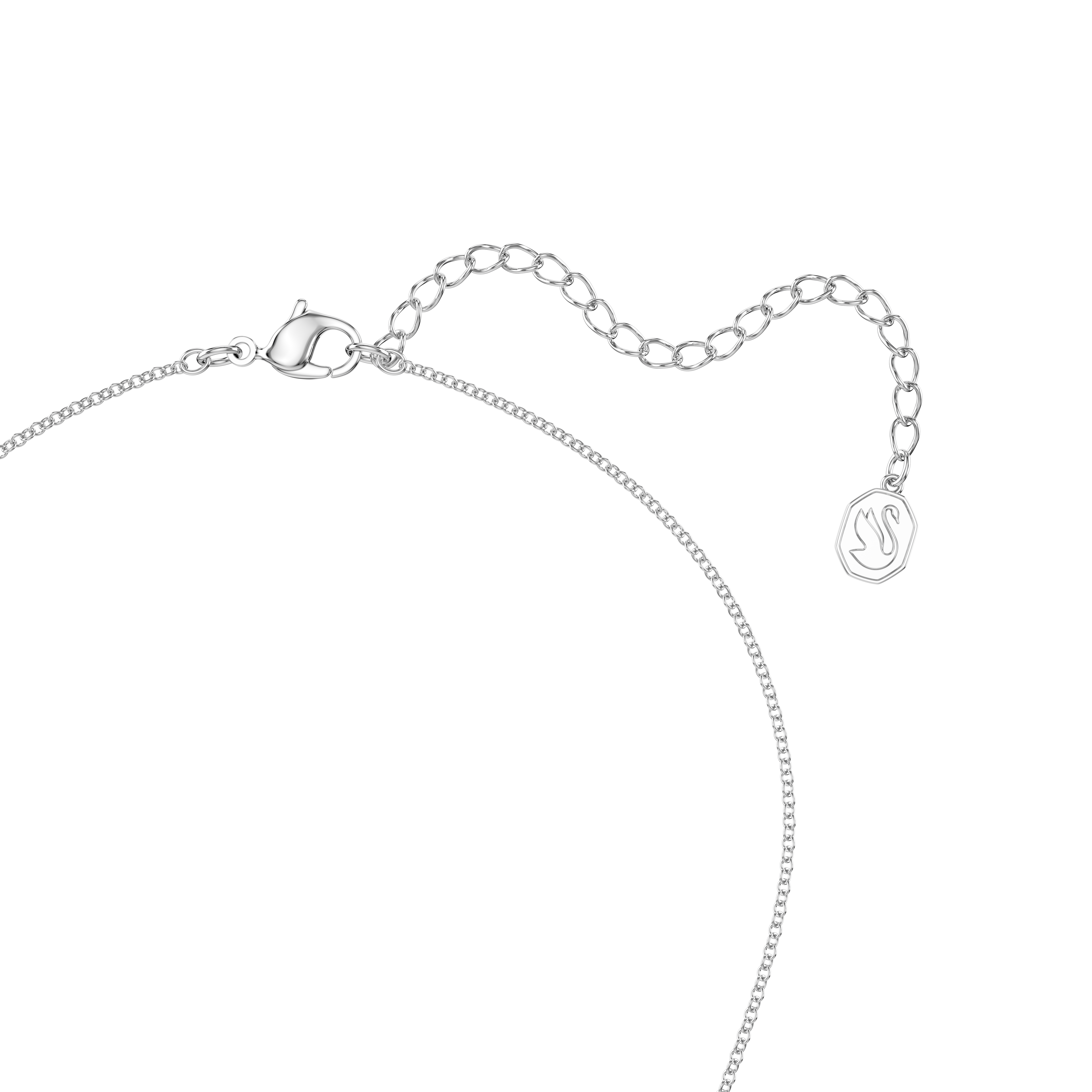 Swarovski Idyllia Lilia necklace, Butterfly, Blue, Rhodium plated 5662181