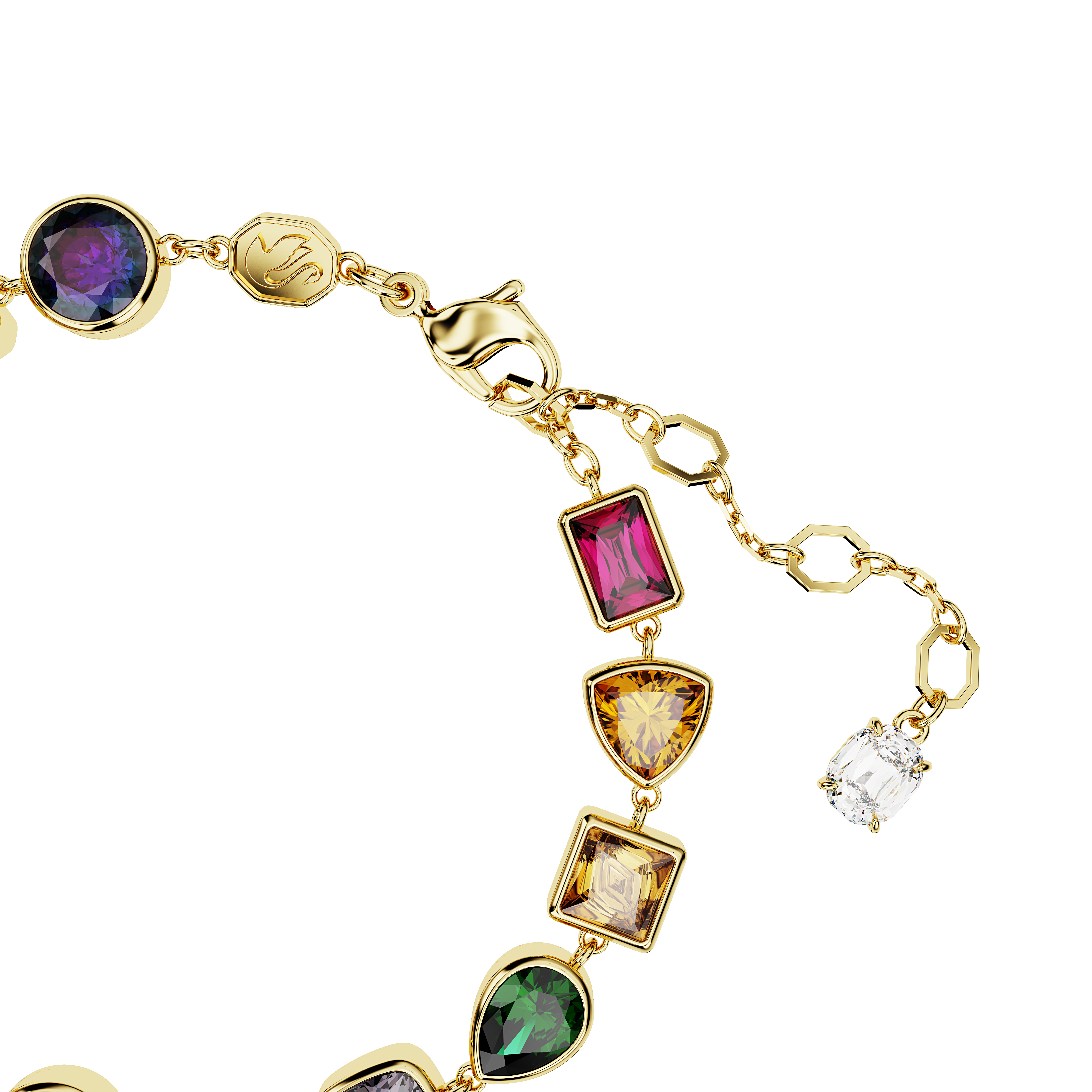 Swarovski Imber bracelet, Mixed cuts, Multicolored, Gold-tone plated 5662925