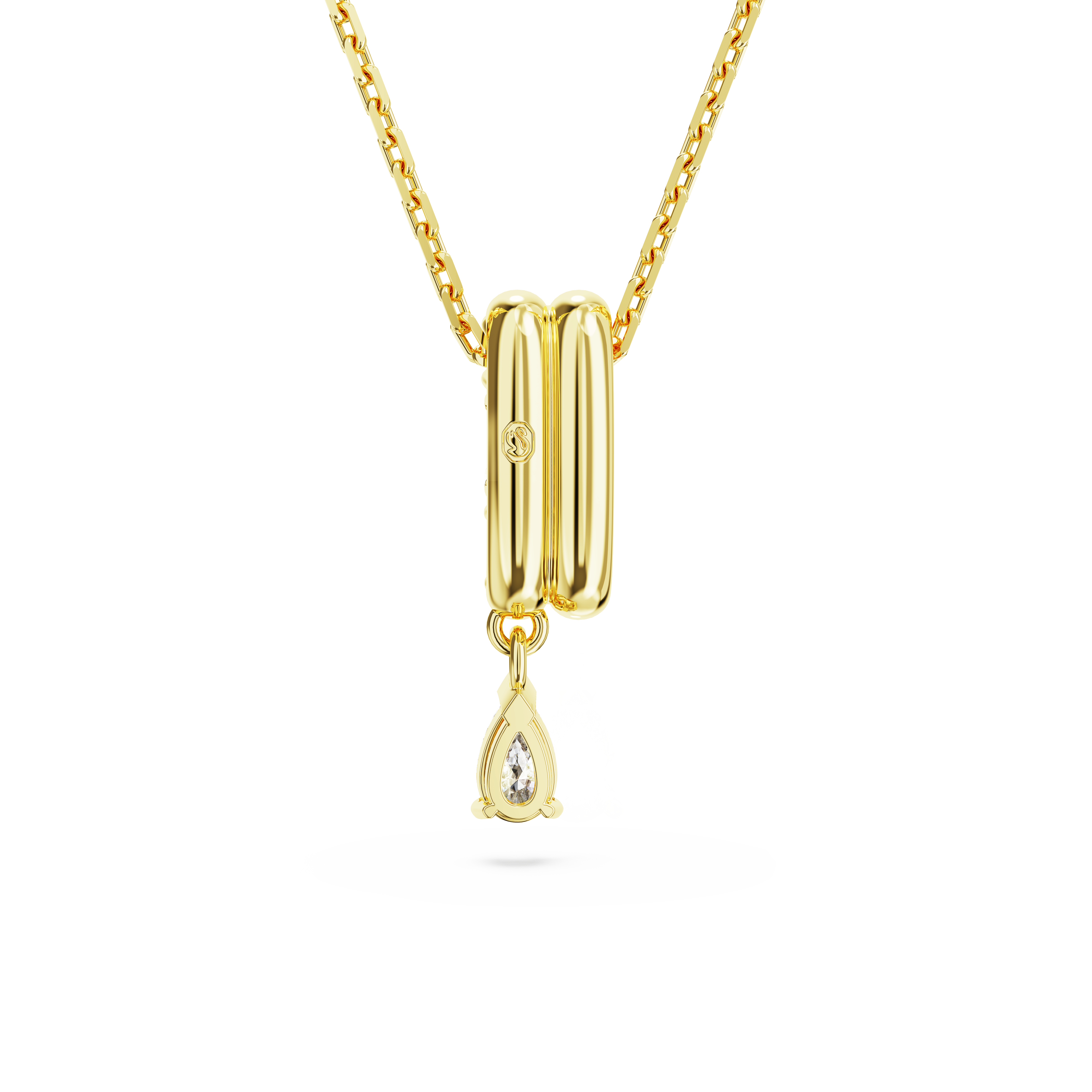 SWAROVSKI DEXTERA PENDANT, MIXED CUTS, WHITE, GOLD-TONE PLATED 5663333