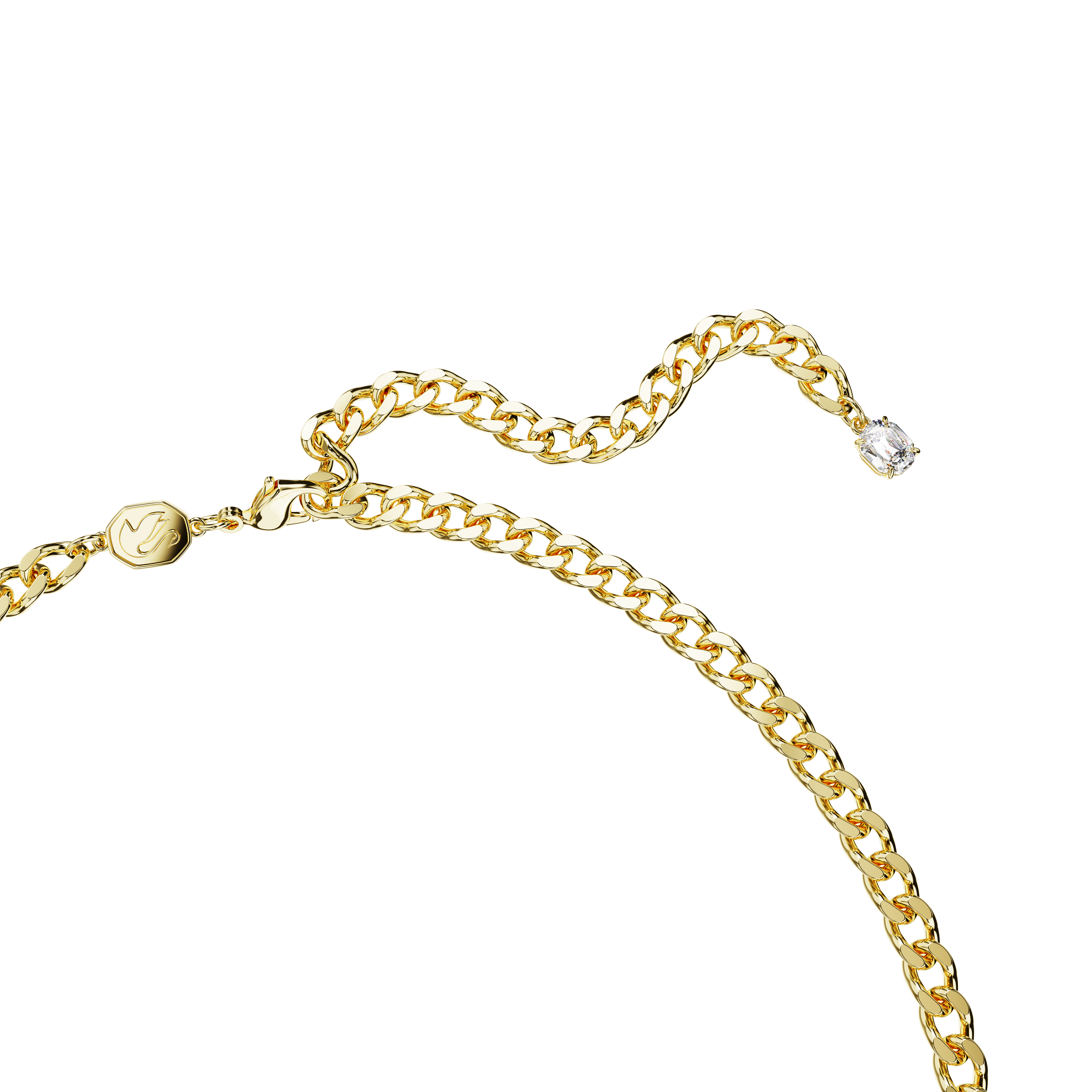 SWAROVSKI DEXTERA NECKLACE, MIXED CUTS, WHITE, GOLD-TONE PLATED 5663338