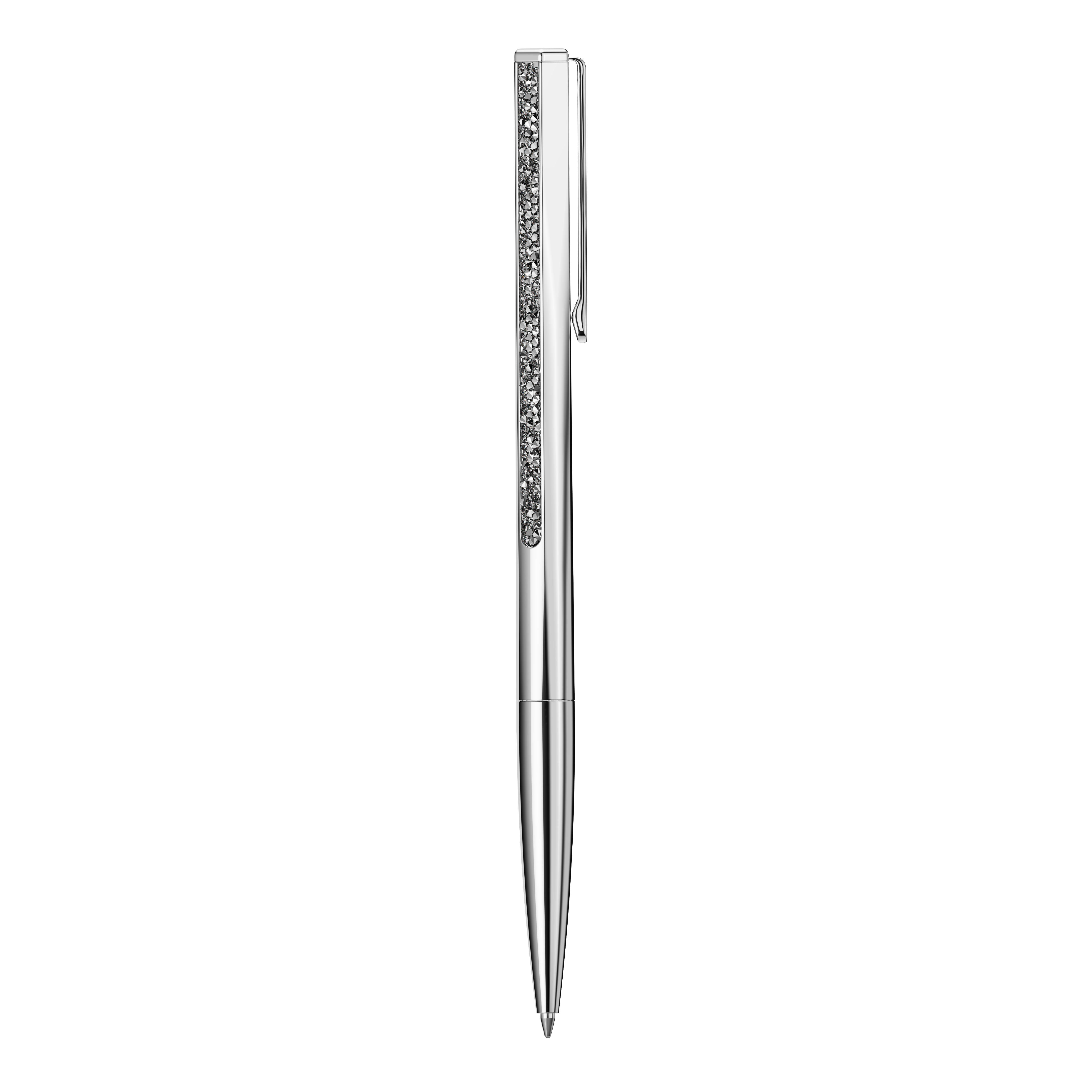 Swarovski Shimmer ballpoint pen, Silver tone, Chrome plated 5668056