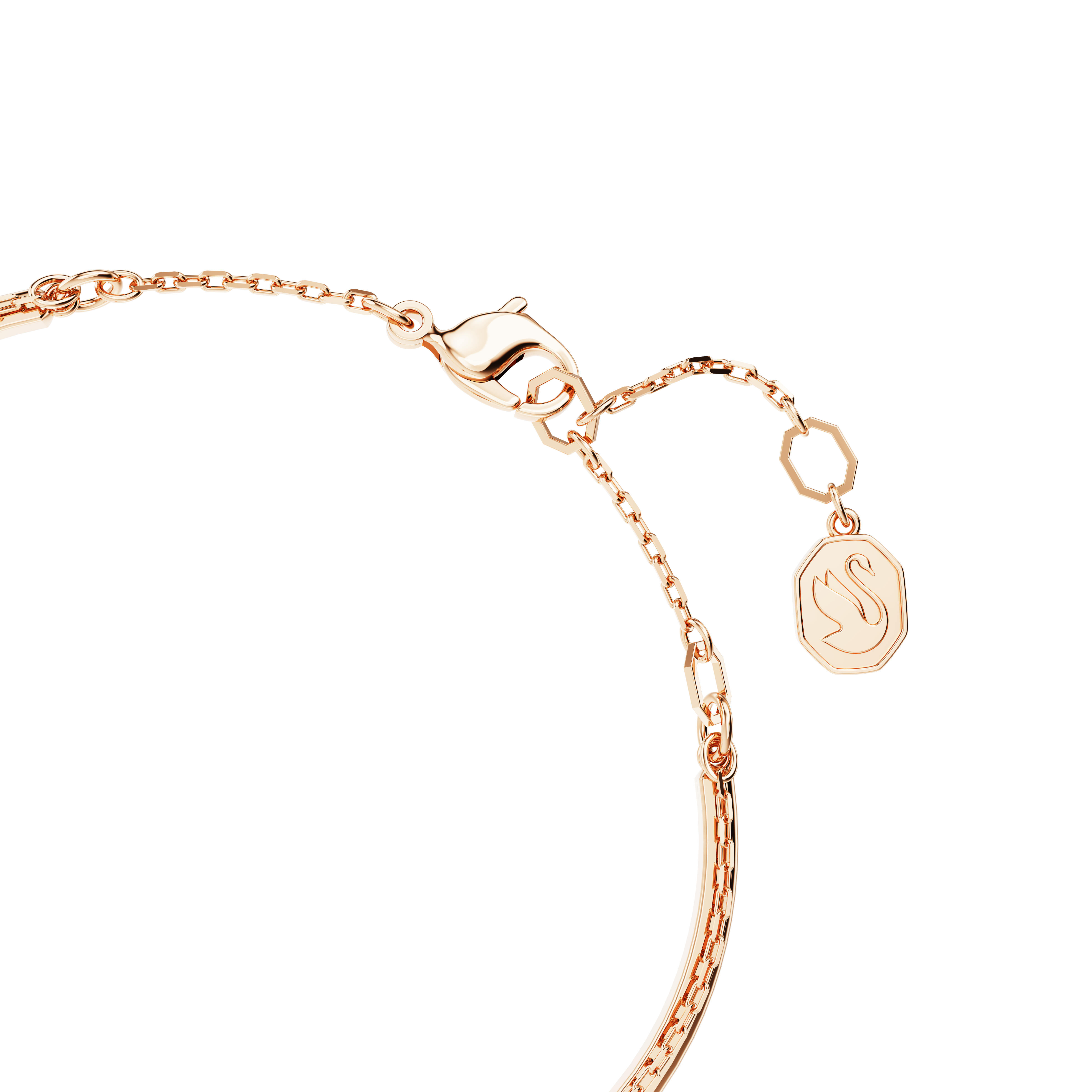 SWAROVSKI LUNA BANGLE, MOON, MULTICOLORED, ROSE GOLD-TONE PLATED 5671586