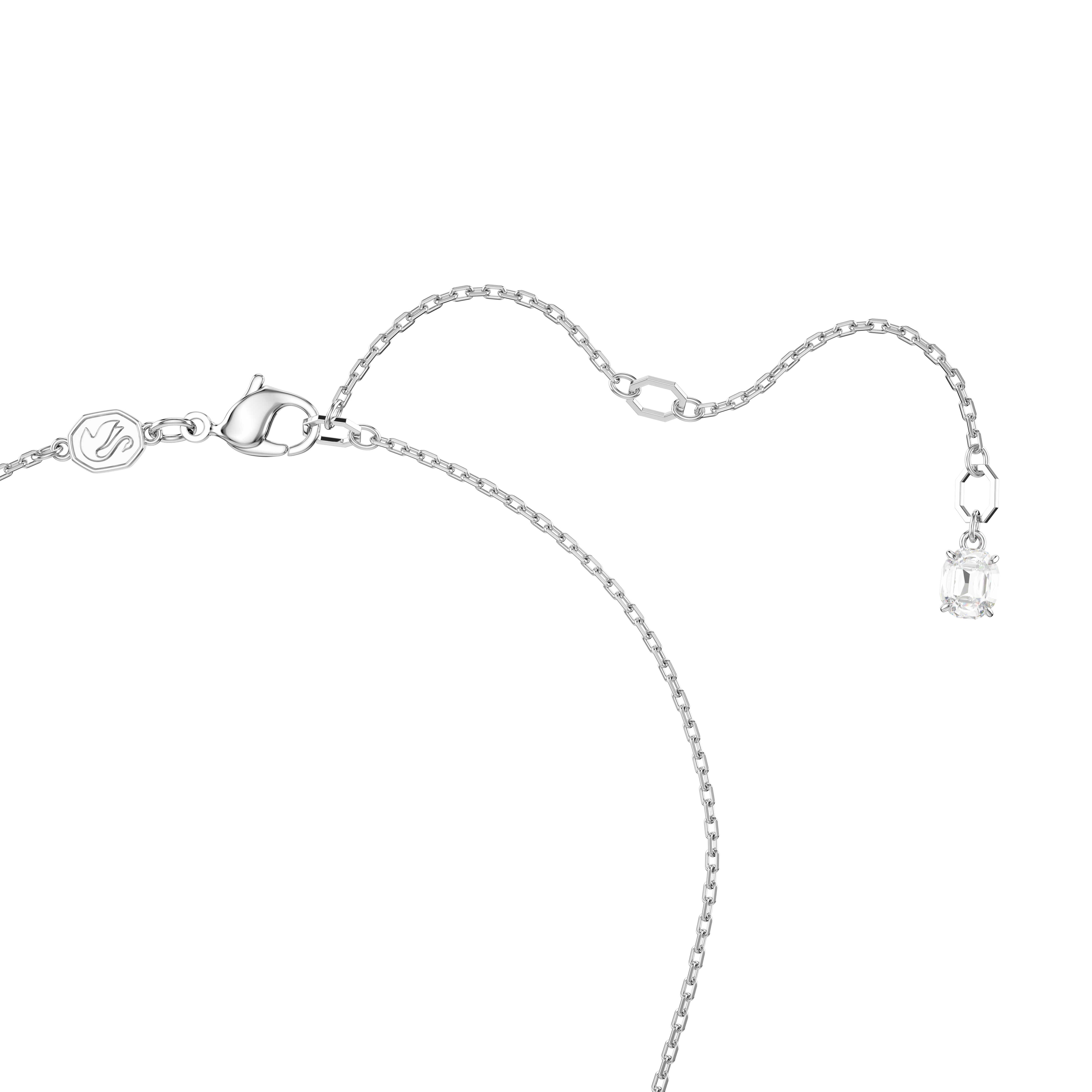 SWAROVSKI CONSTELLA NECKLACE, OVAL CUT, BLUE, RHODIUM PLATED 5671809