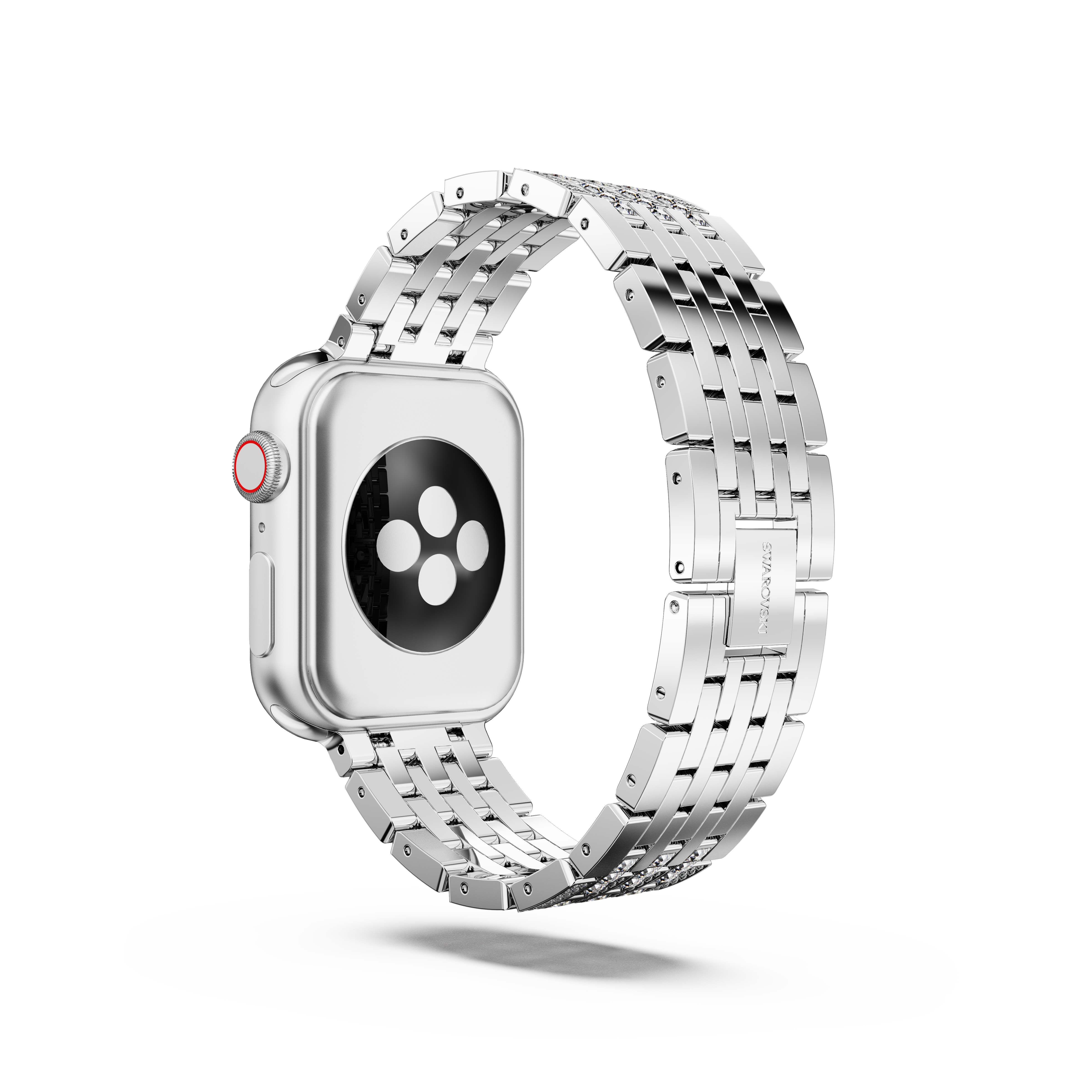 Swarovski Princess strap, For Apple Watch® 40mm & 41mm, Silver tone, Stainless steel 5672167