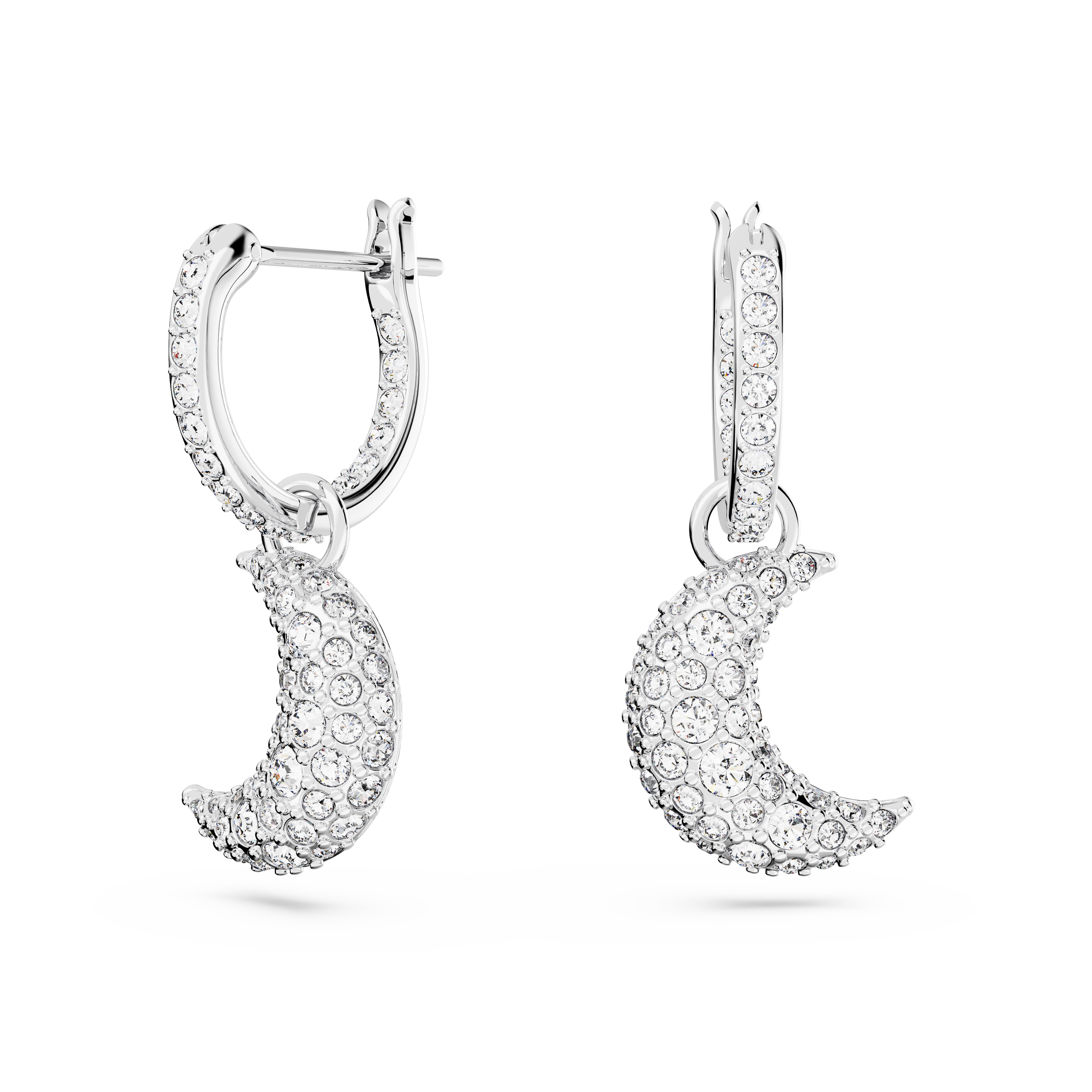 SWAROVSKI SS LUNA:PE EARRINGS CRE/RHS 5673563