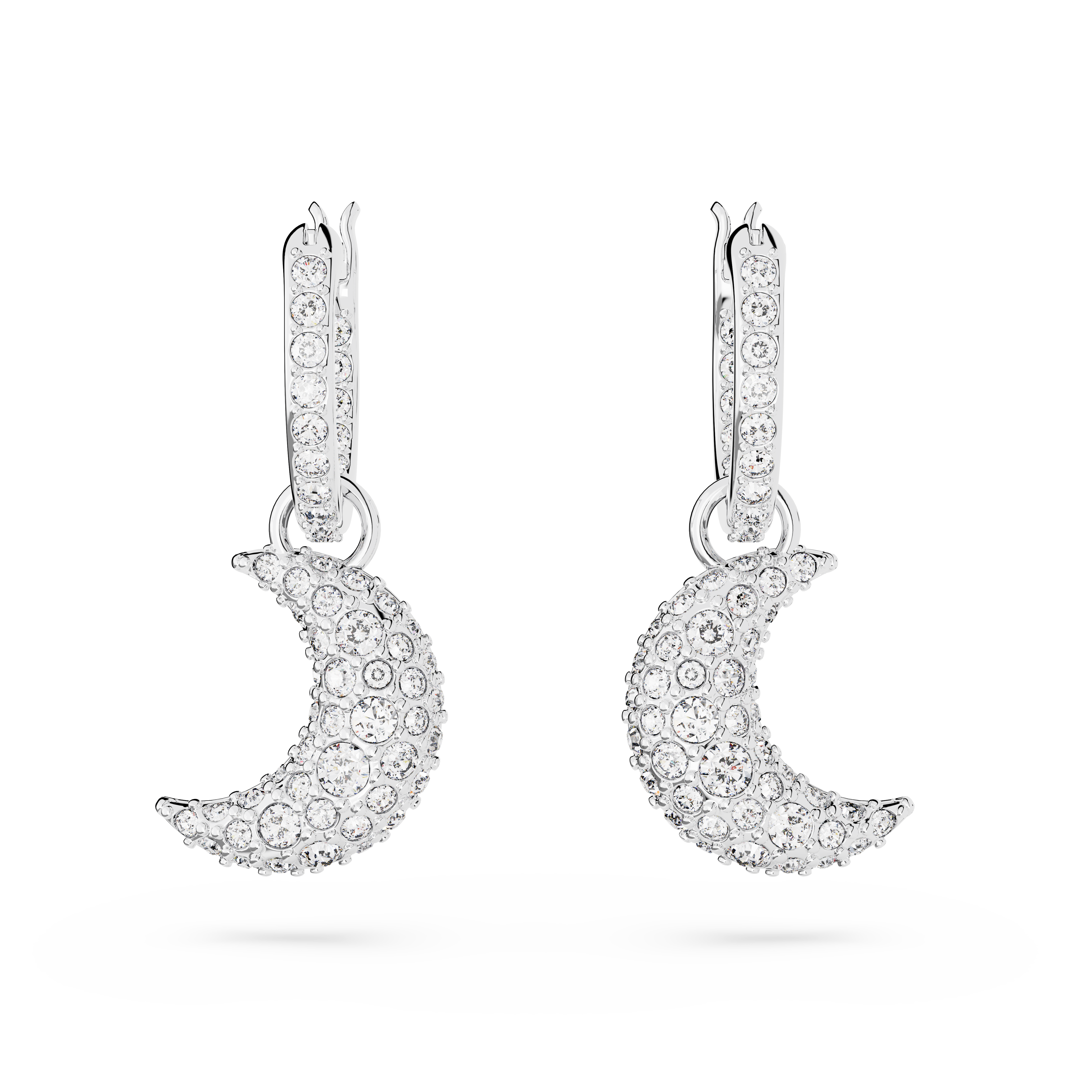 SWAROVSKI SS LUNA:PE EARRINGS CRE/RHS 5673563