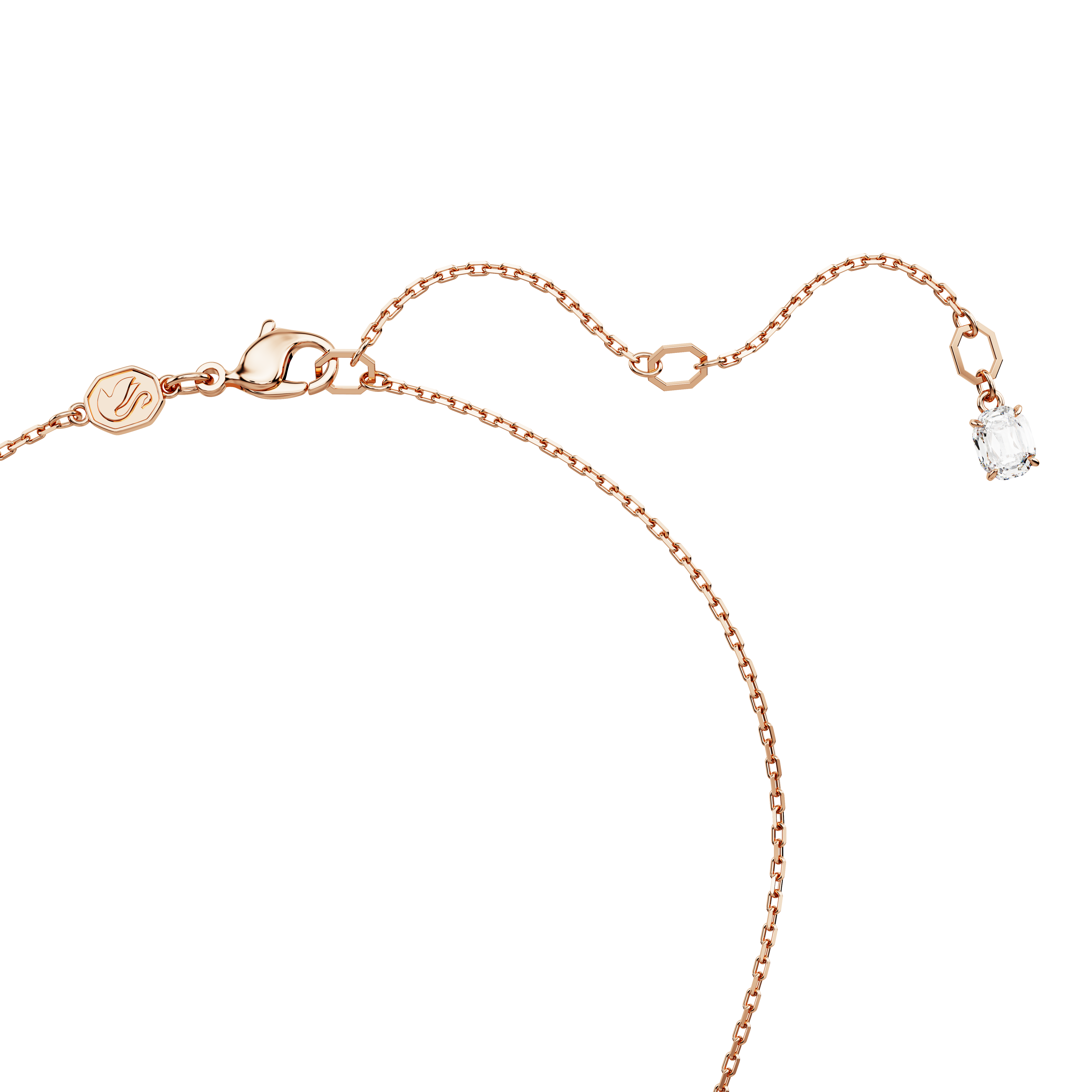 SWAROVSKI IDYLLIA PENDANT, CLOVER, WHITE, ROSE GOLD-TONE PLATED 5674211