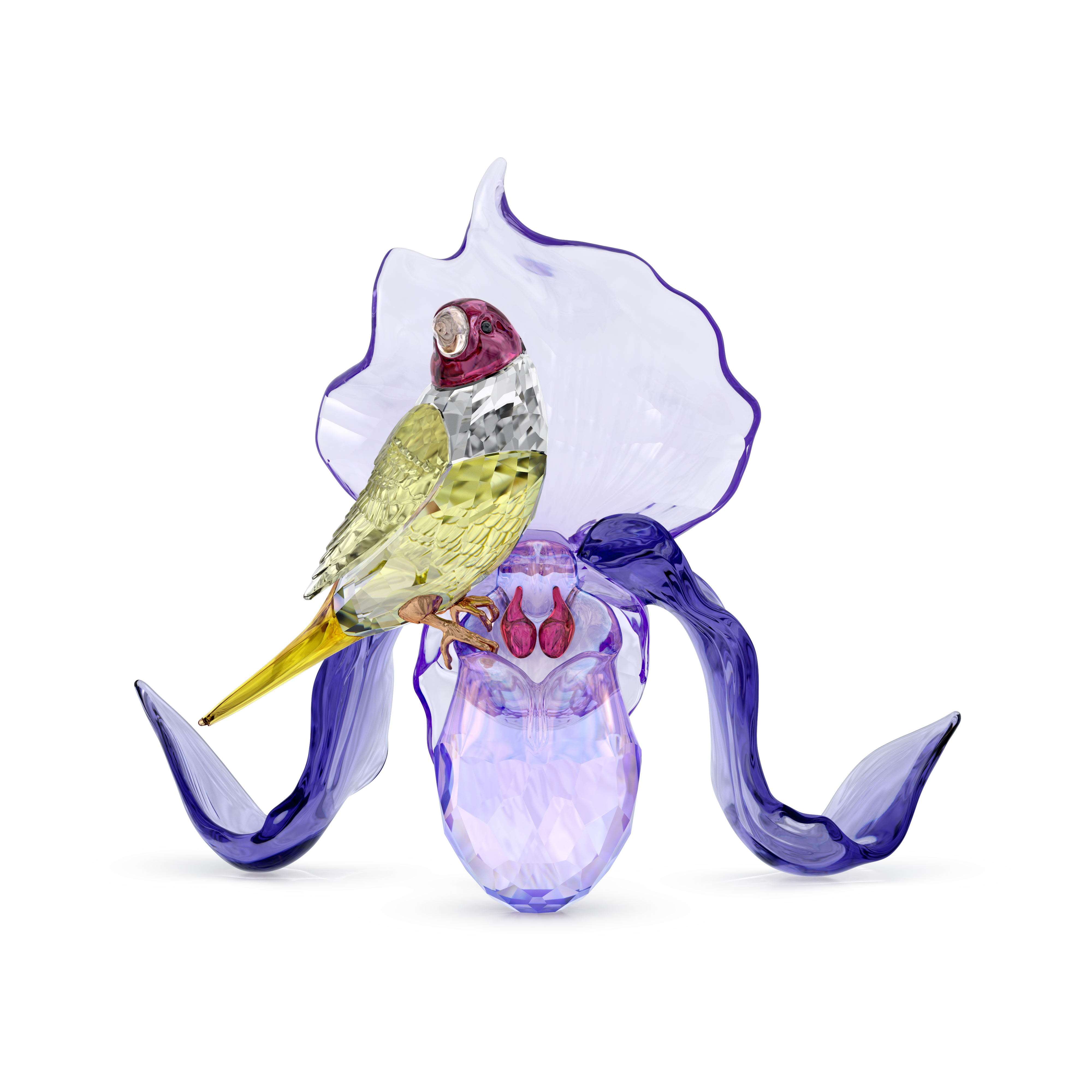 Swarovski Idyllia Gouldian Finch and Orchid 5675211