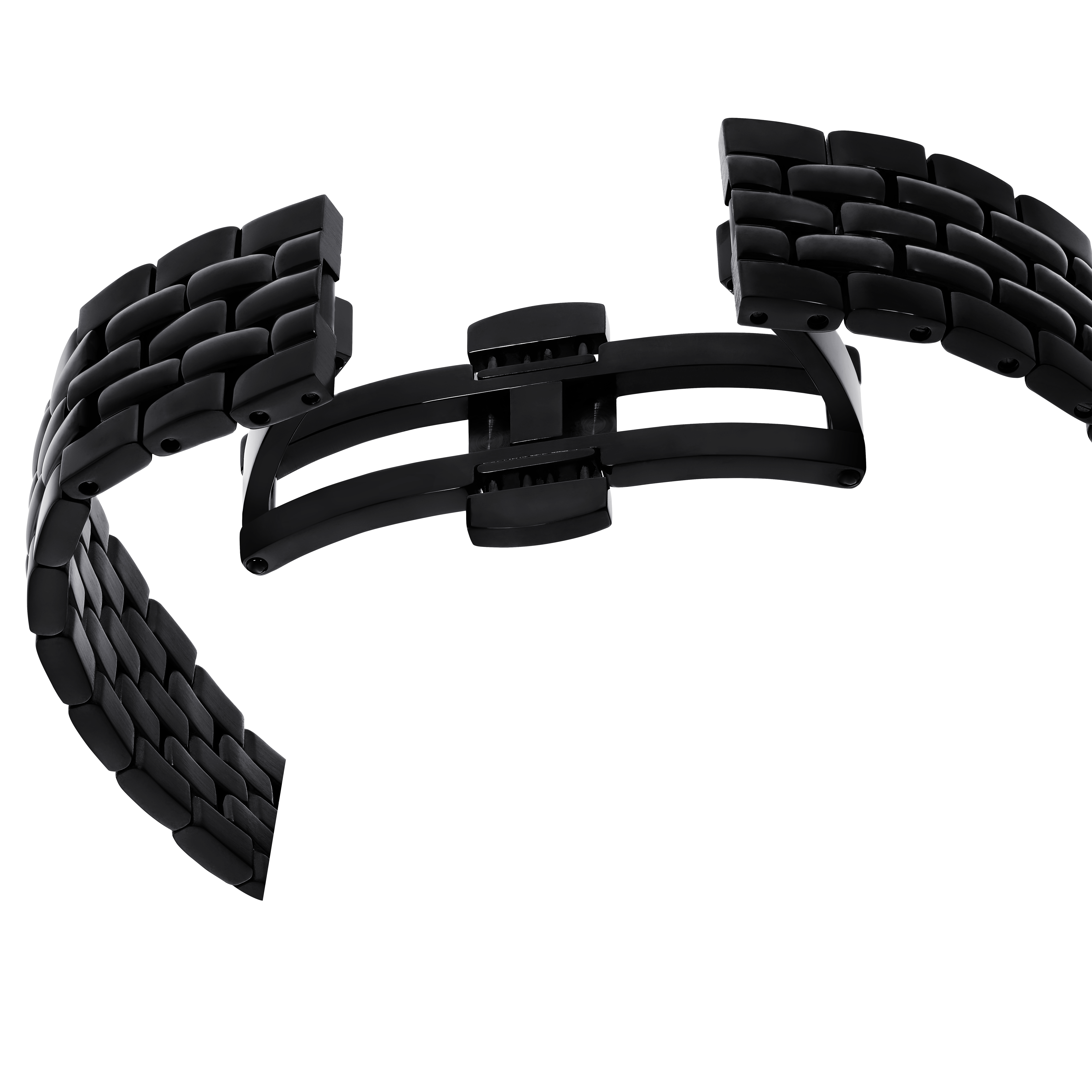 Swarovski Octea moon watch, Swiss Made, Moon, Metal bracelet, Black, Black finish 5677497