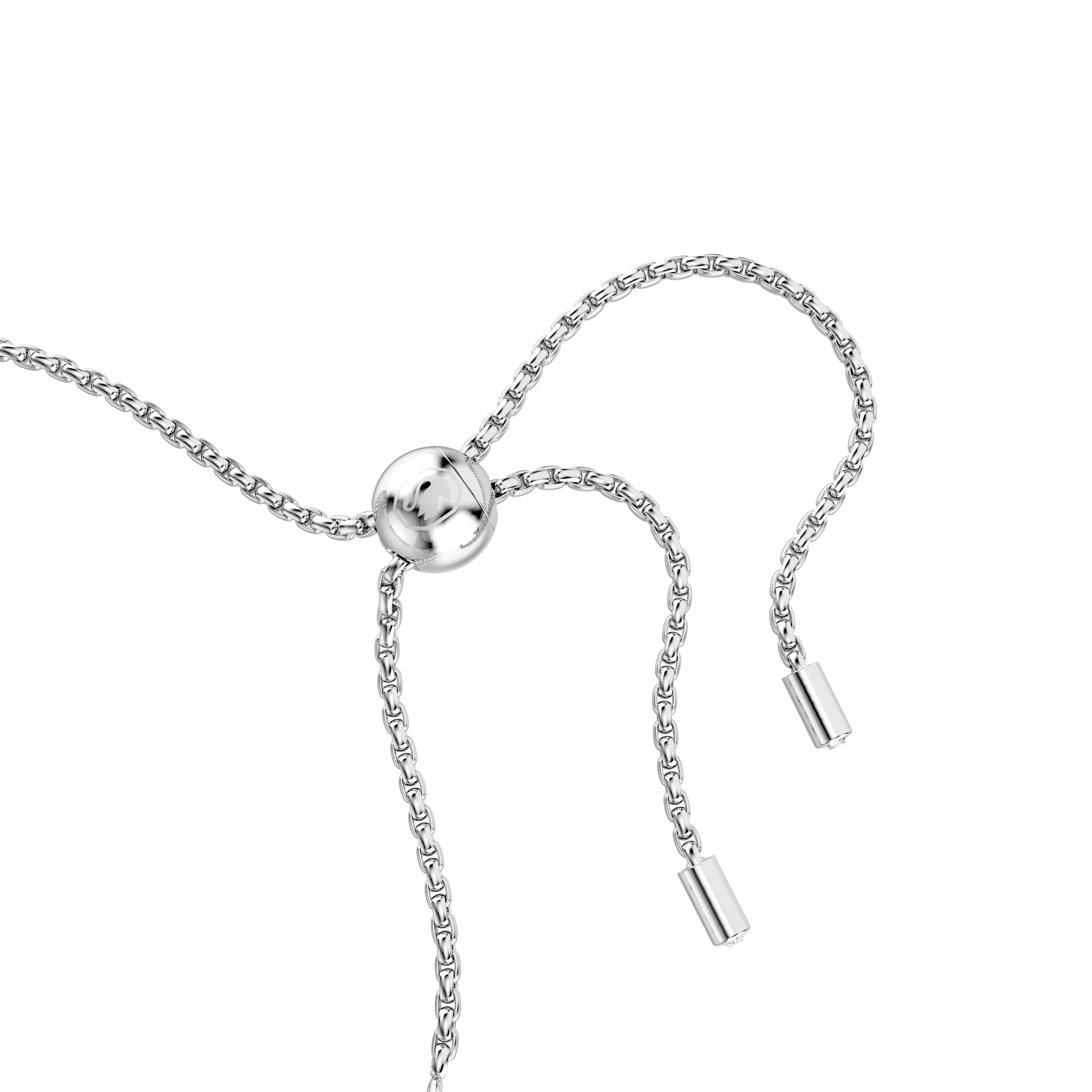 Swarovski Matrix Tennis bracelet, Mixed round cuts, White, Rhodium plated 5677813