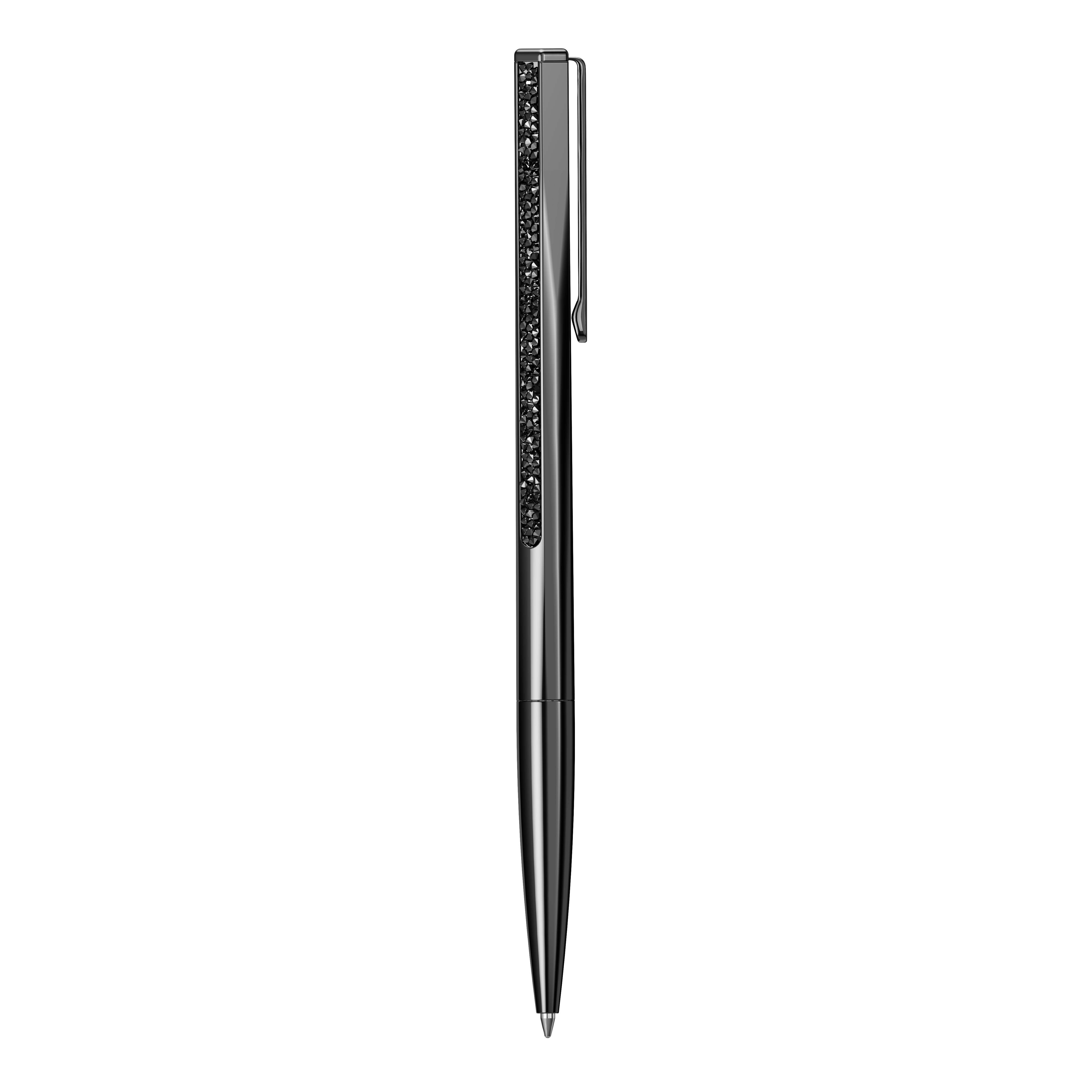 Swarovski Shimmer ballpoint pen, Black, Black lacquered 5678184