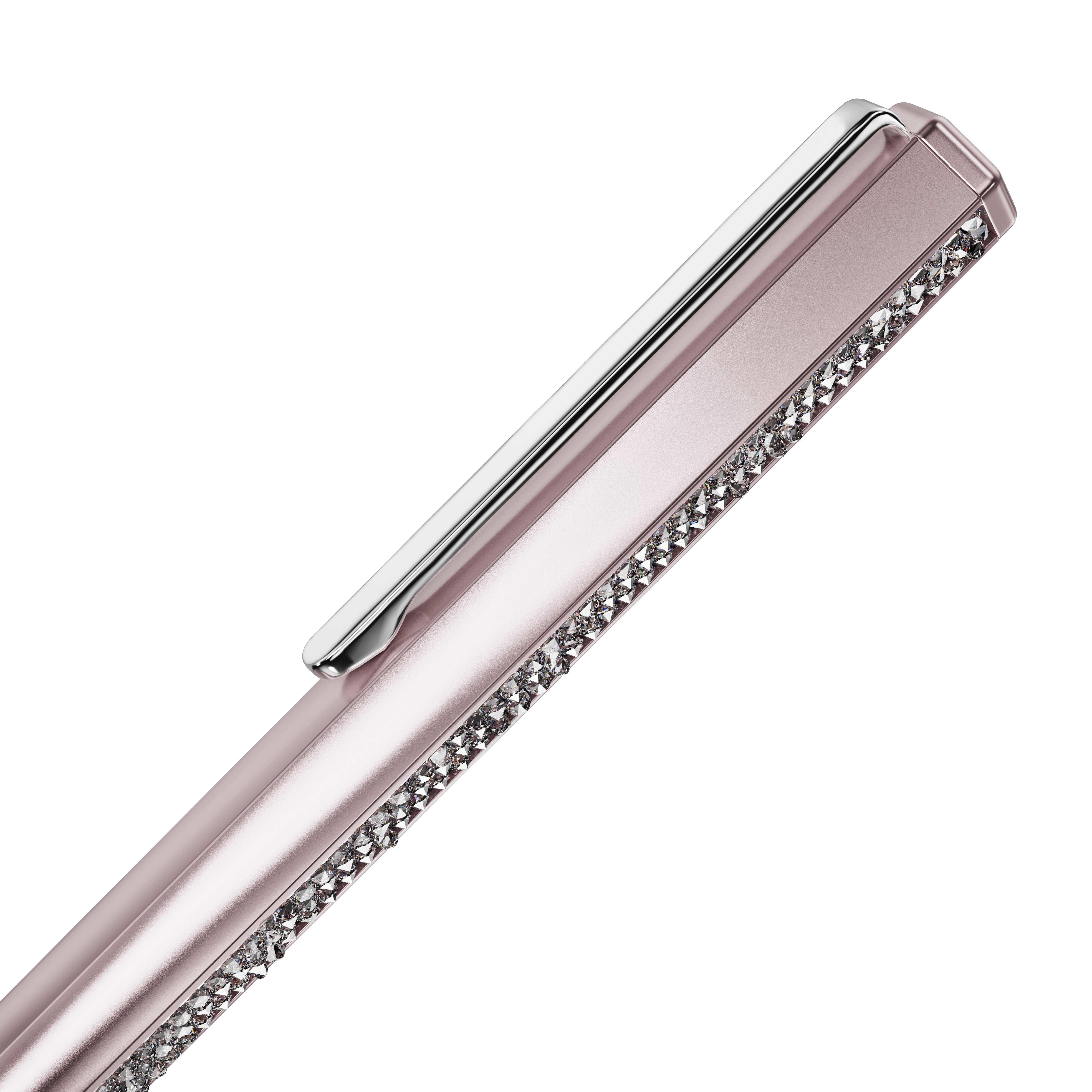 Swarovski Shimmer ballpoint pen, Pink lacquered, Chrome plated 5678188