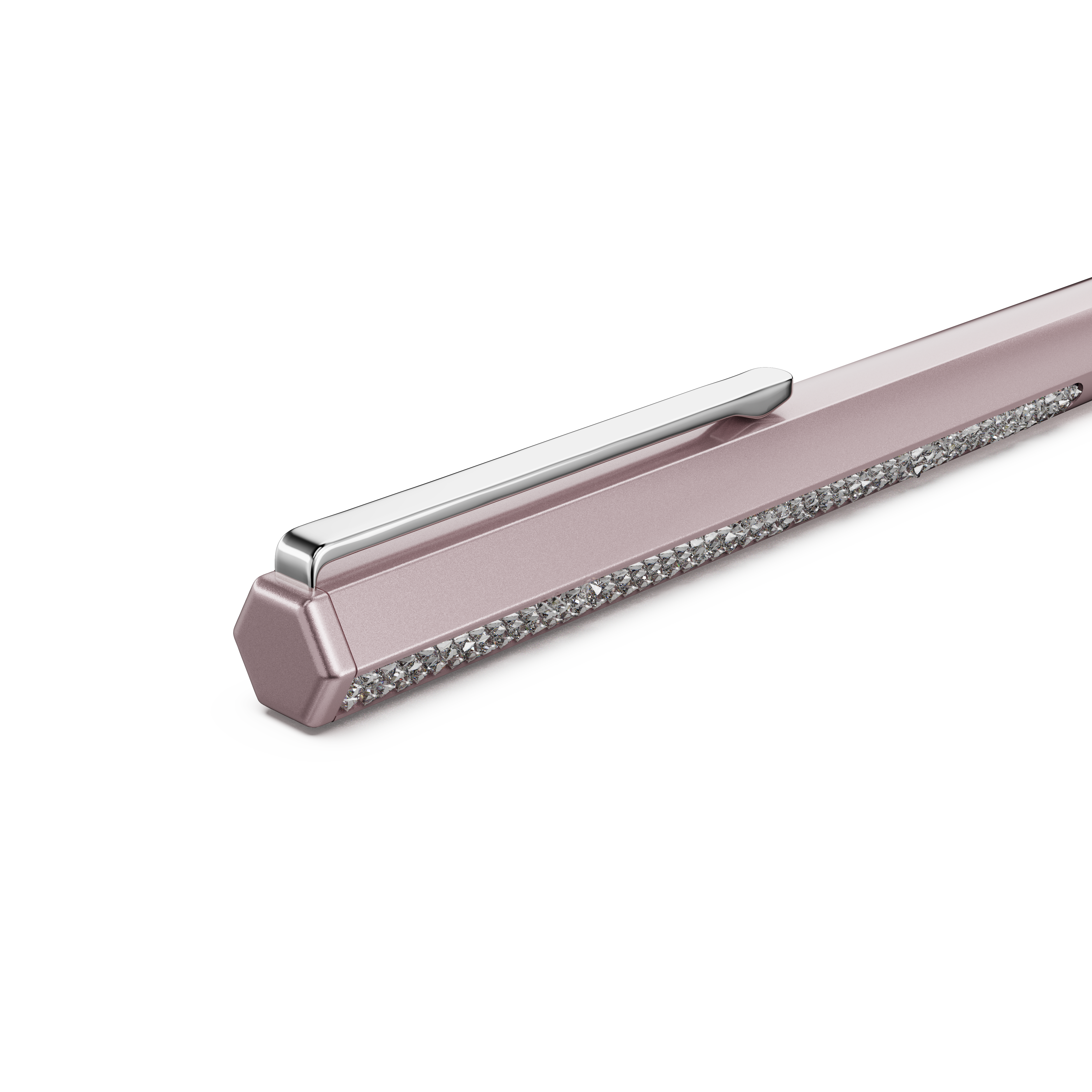 Swarovski Shimmer ballpoint pen, Pink lacquered, Chrome plated 5678188