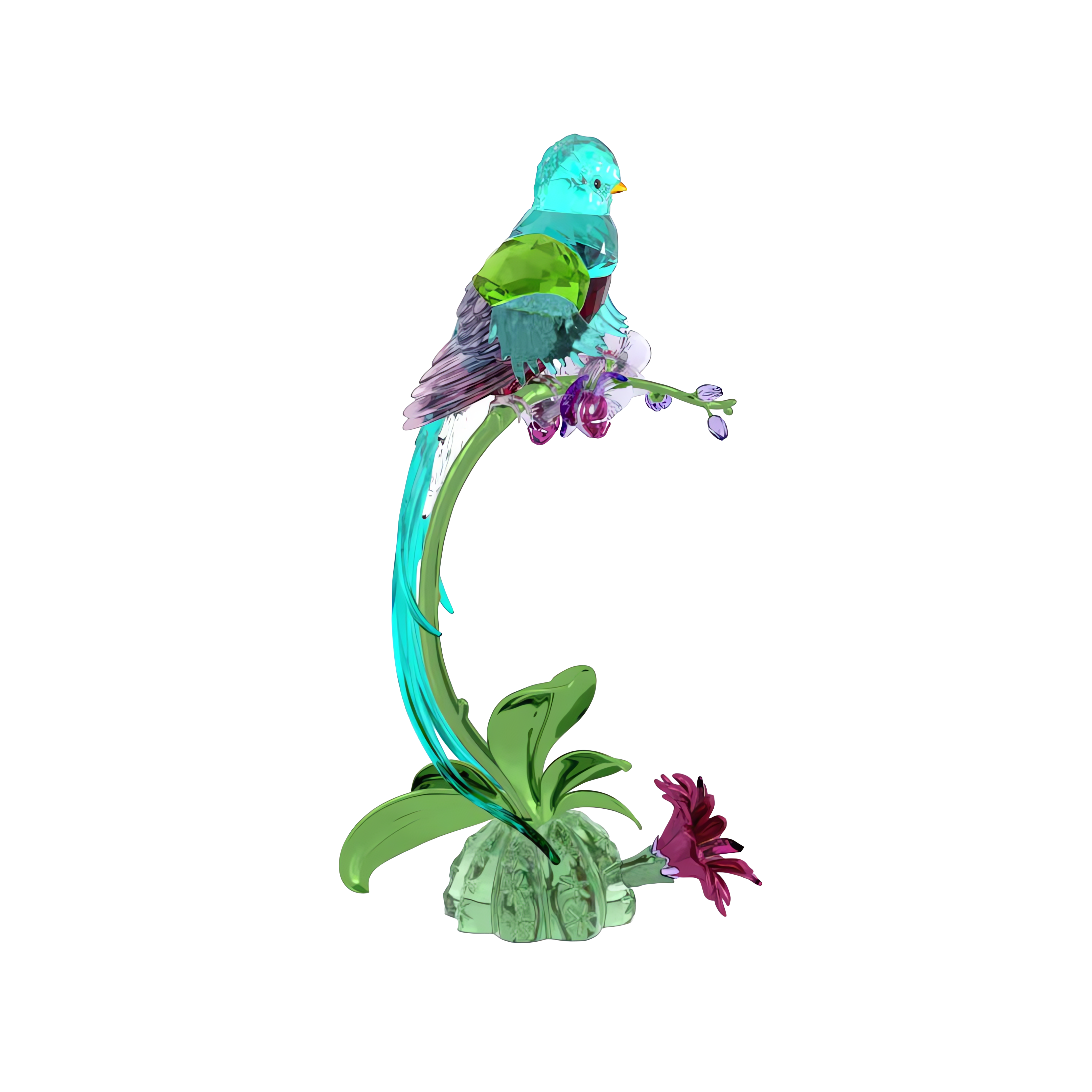 Swarovski Idyllia Quetzal and Orchid 5682123