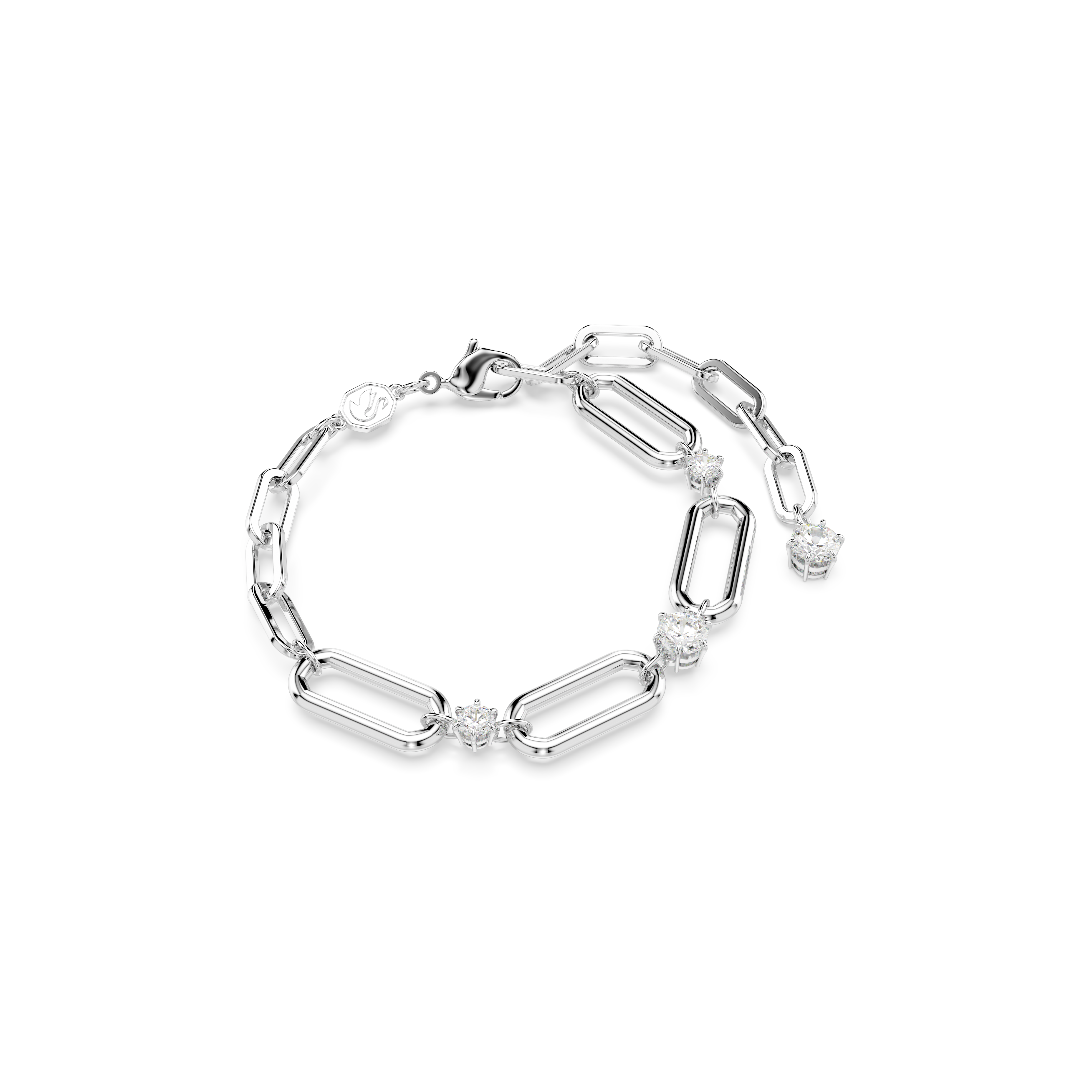 Swarovski Constella bracelet, White, Rhodium plated 5683353