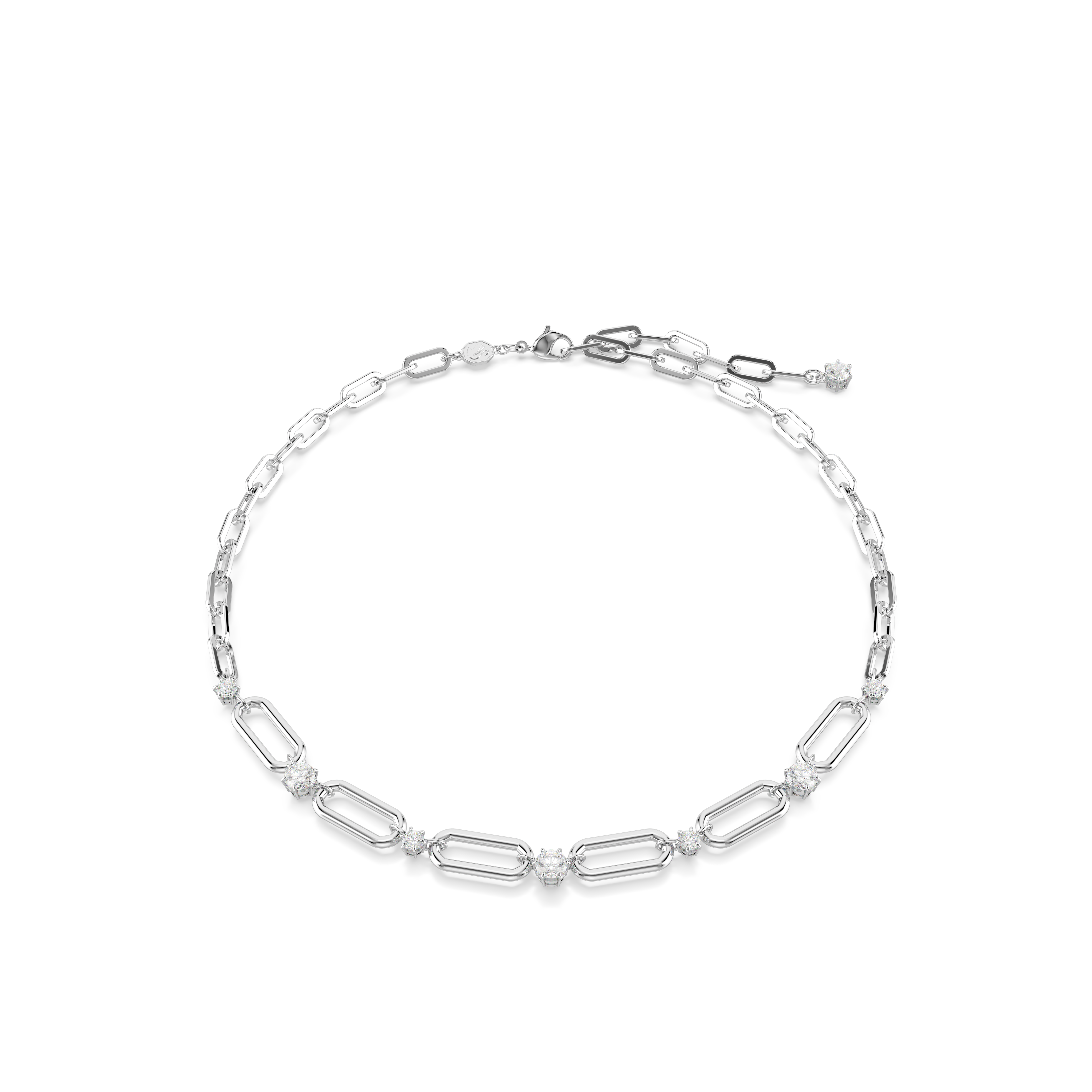 Swarovski Constella necklace, White, Rhodium plated 5683360